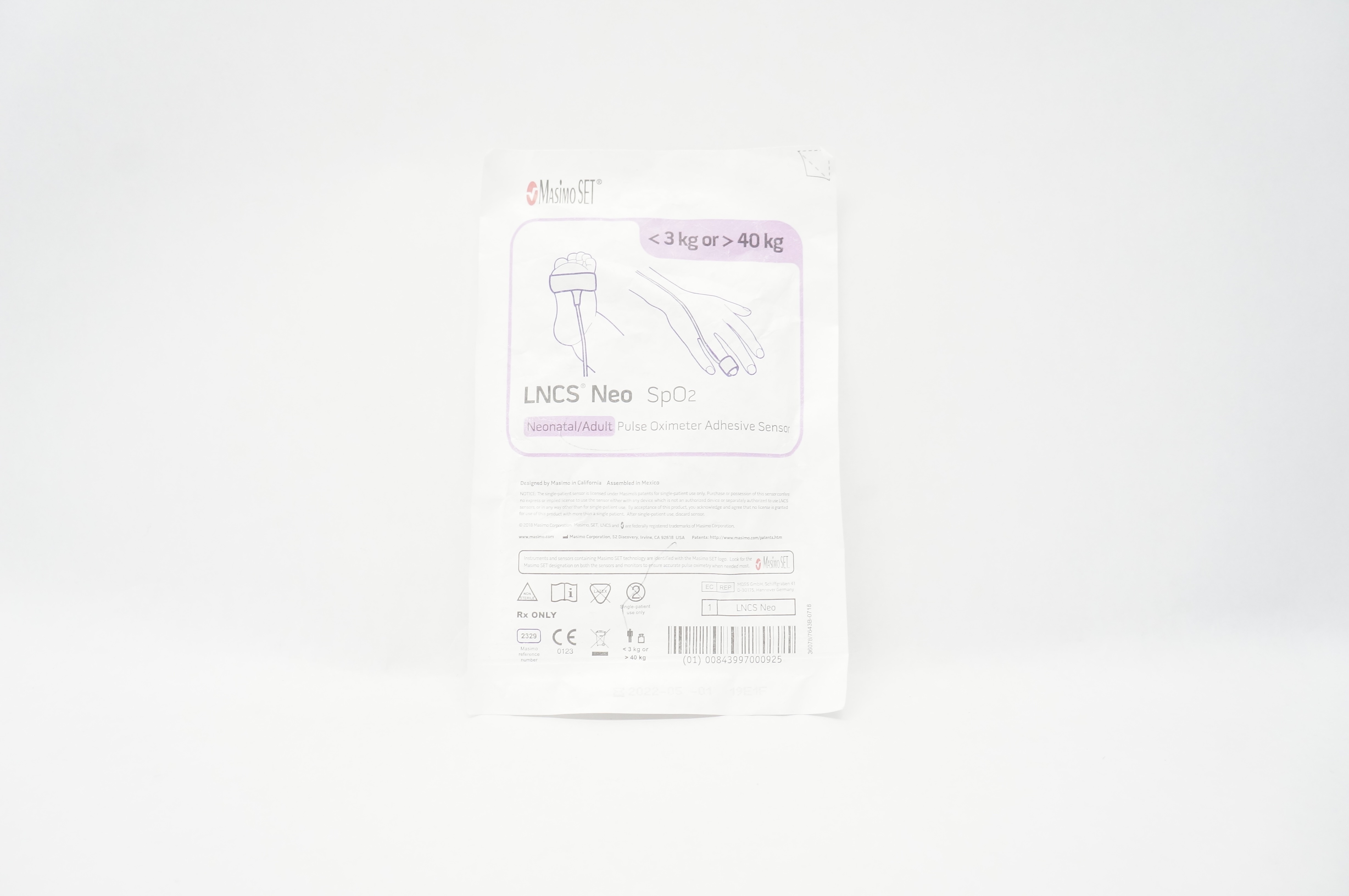 Edwards Lifesciences CSCL ClearSight Finger Cuff Large