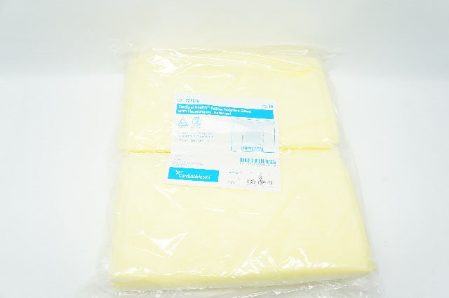 Cardinal Health 7211PG Yellow Isolation Gown w/Thumbhooks Universal - Pack of 10