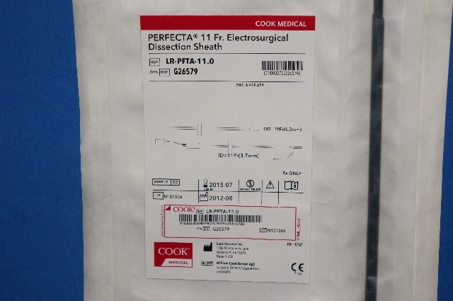 Cook Medical G26579 PERFECTA Electrosurgical Dissection Sheath 11Fr. (x)