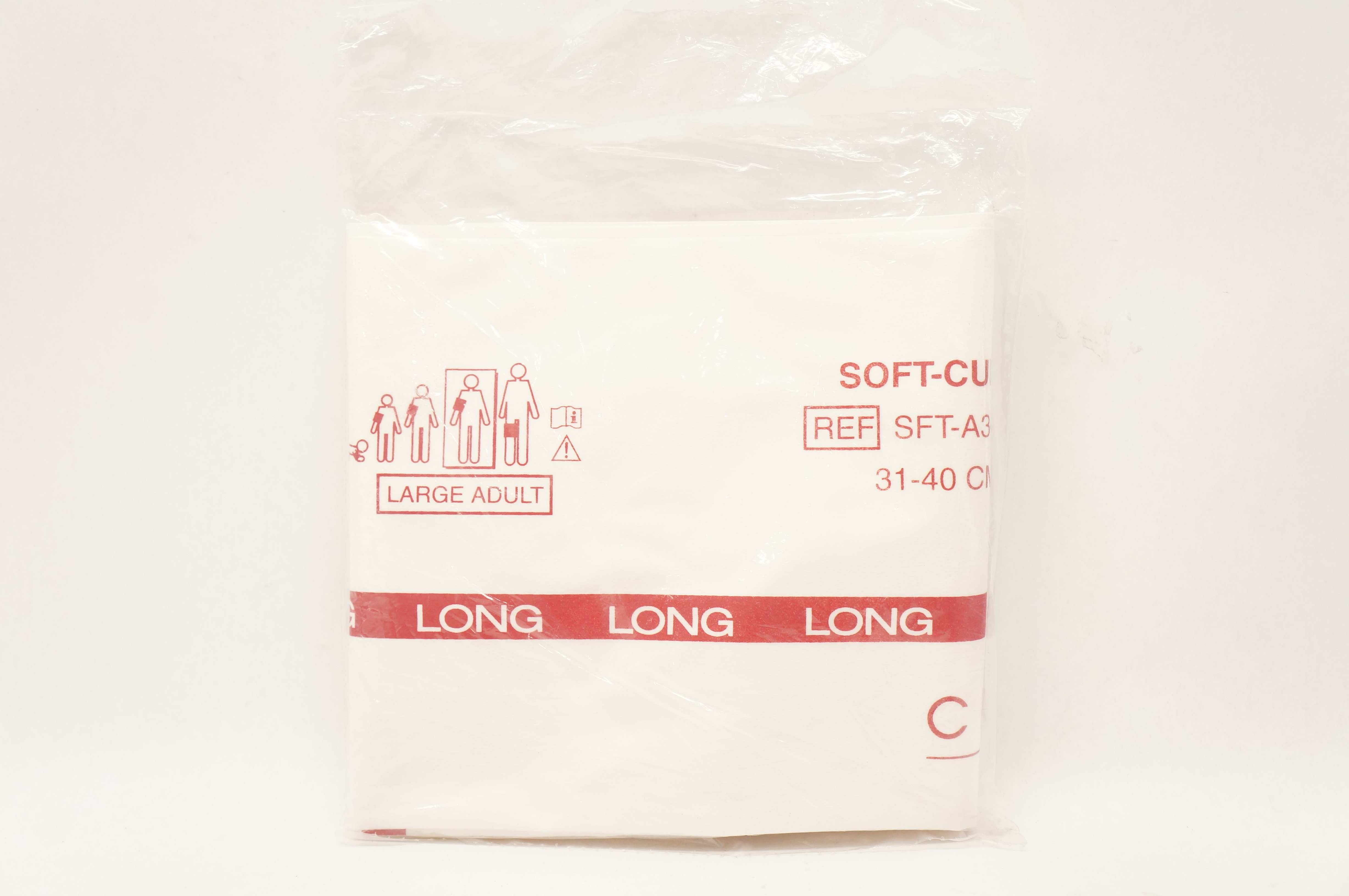 GE SFT-A3-2A-L Soft-Cuf Critikon Blood Pressure Cuffs 31-40cm, Large ...