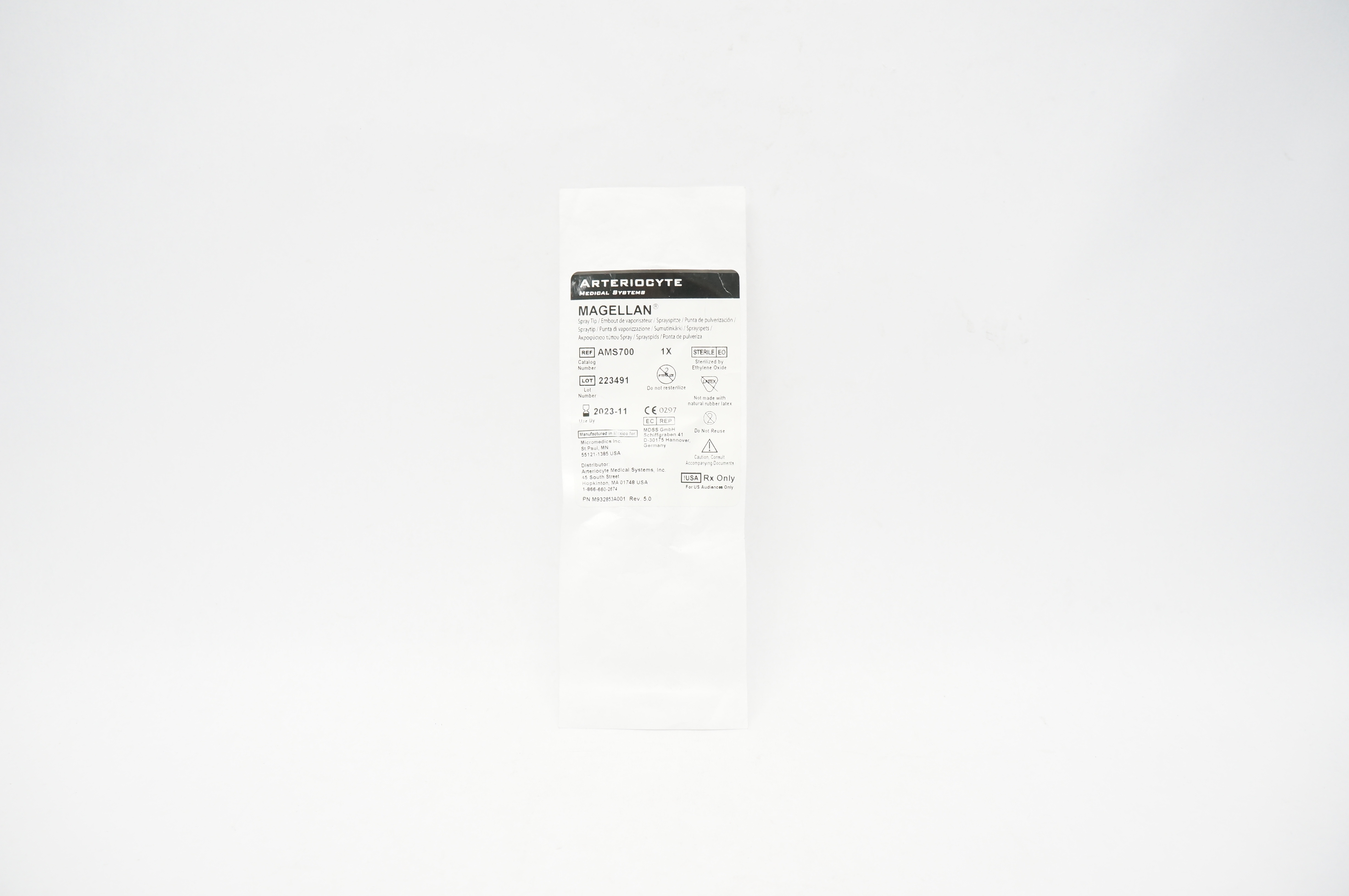 Arteriocyte AMS700 MAGELLAN Spray Tip