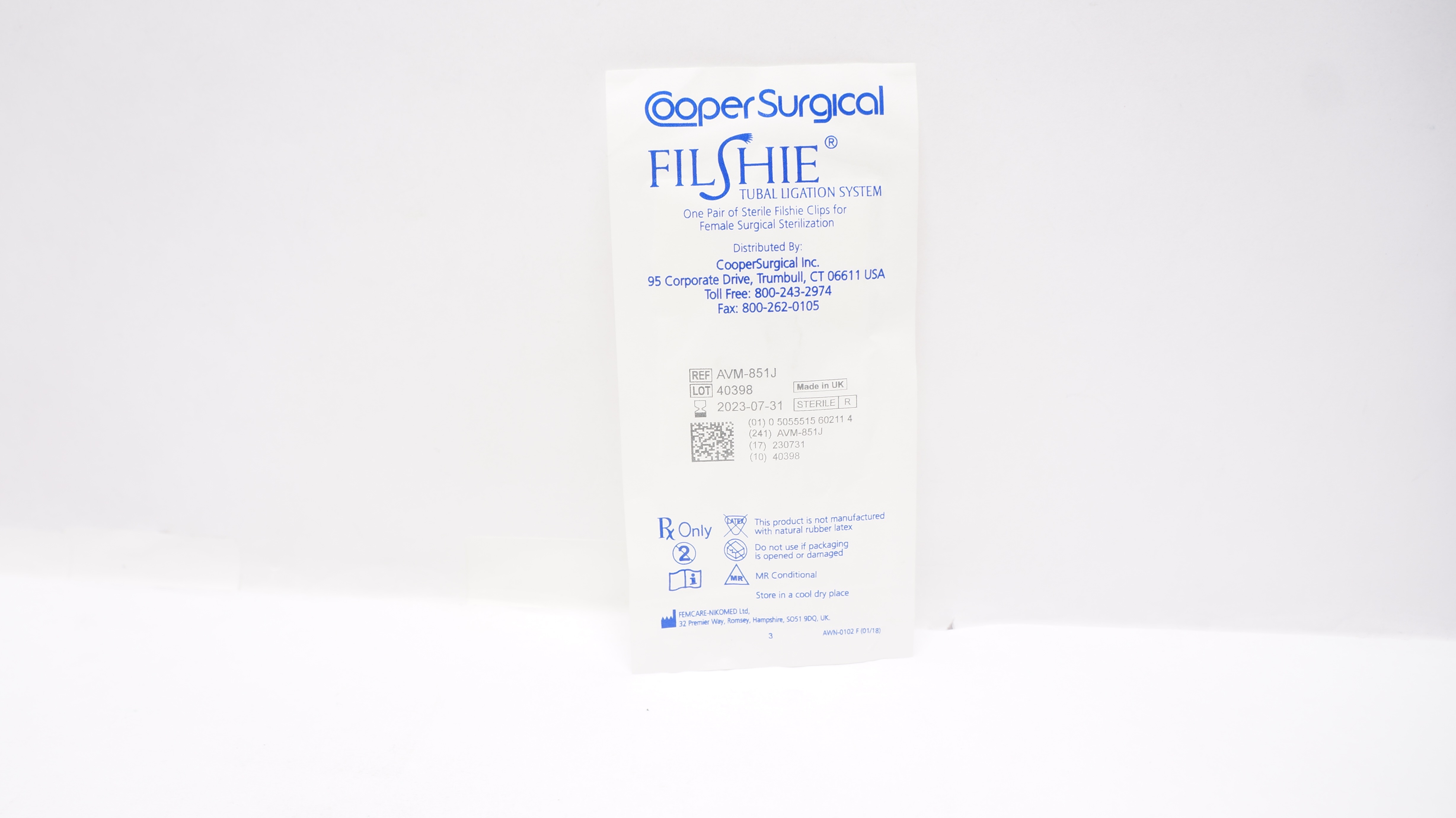 Cooper Surgical AVM-851J FILSHIE Tubal Ligation System (x)