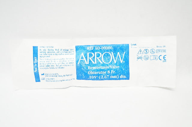 Arrow AO-09000 Hemostasis Valve Obturator 8Fr x 105inch