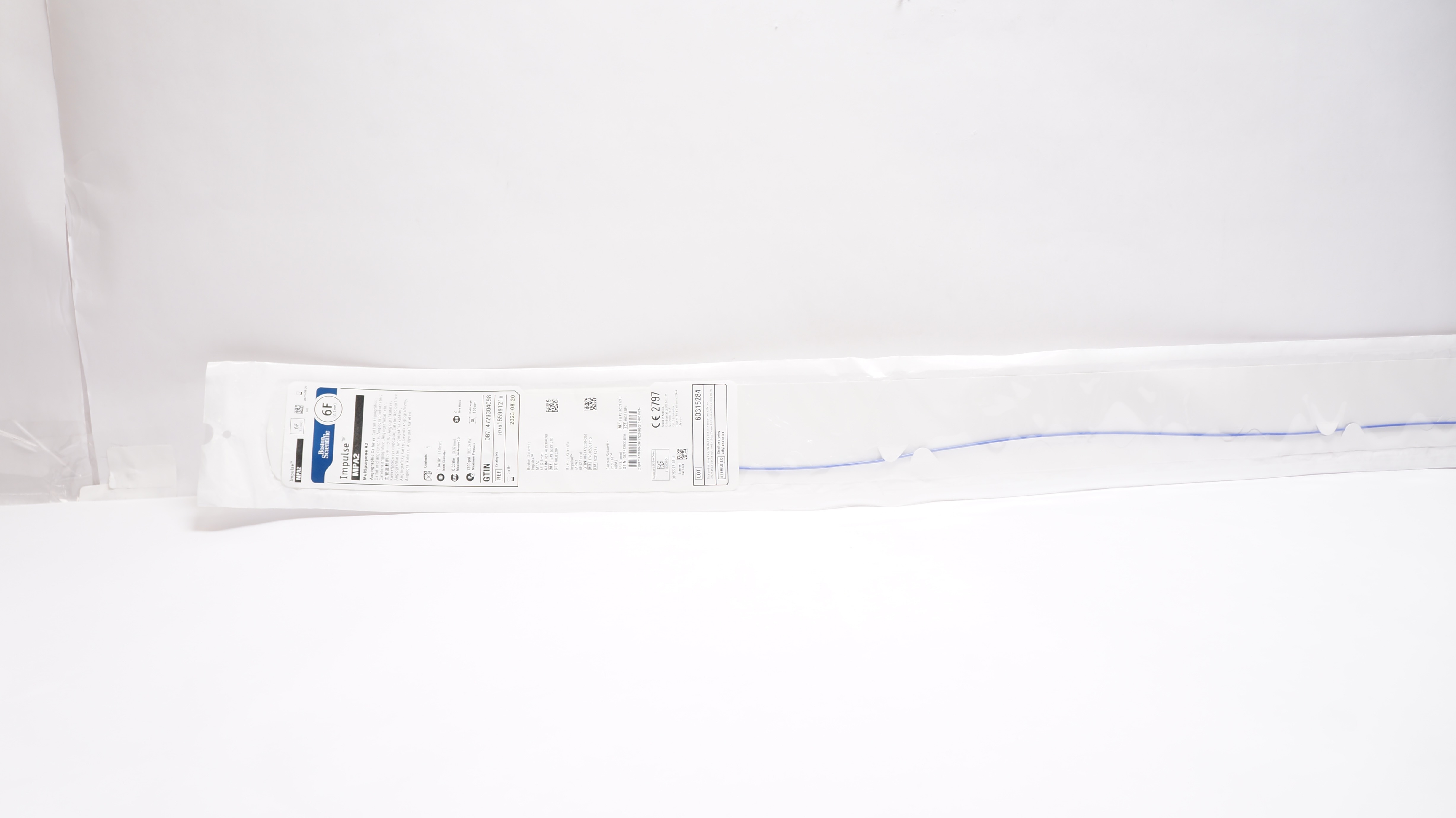 Boston Scientific 16599121 Multipurpose A2 Angiographic Cath. 6F (x)