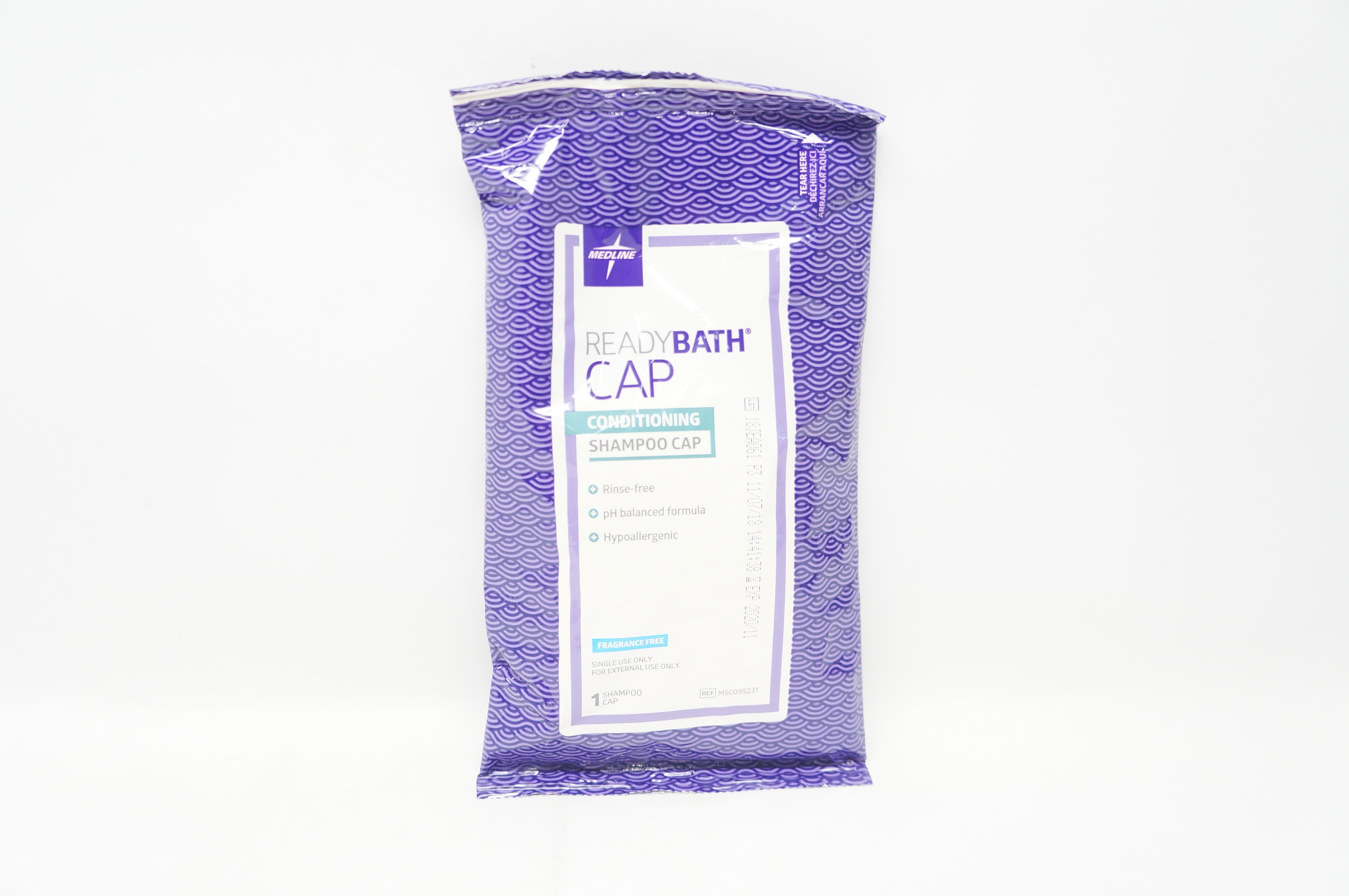 Medline MSC095231 ReadyBath Cap Conditioning Hypoallergenic Shampoo Cap (x)