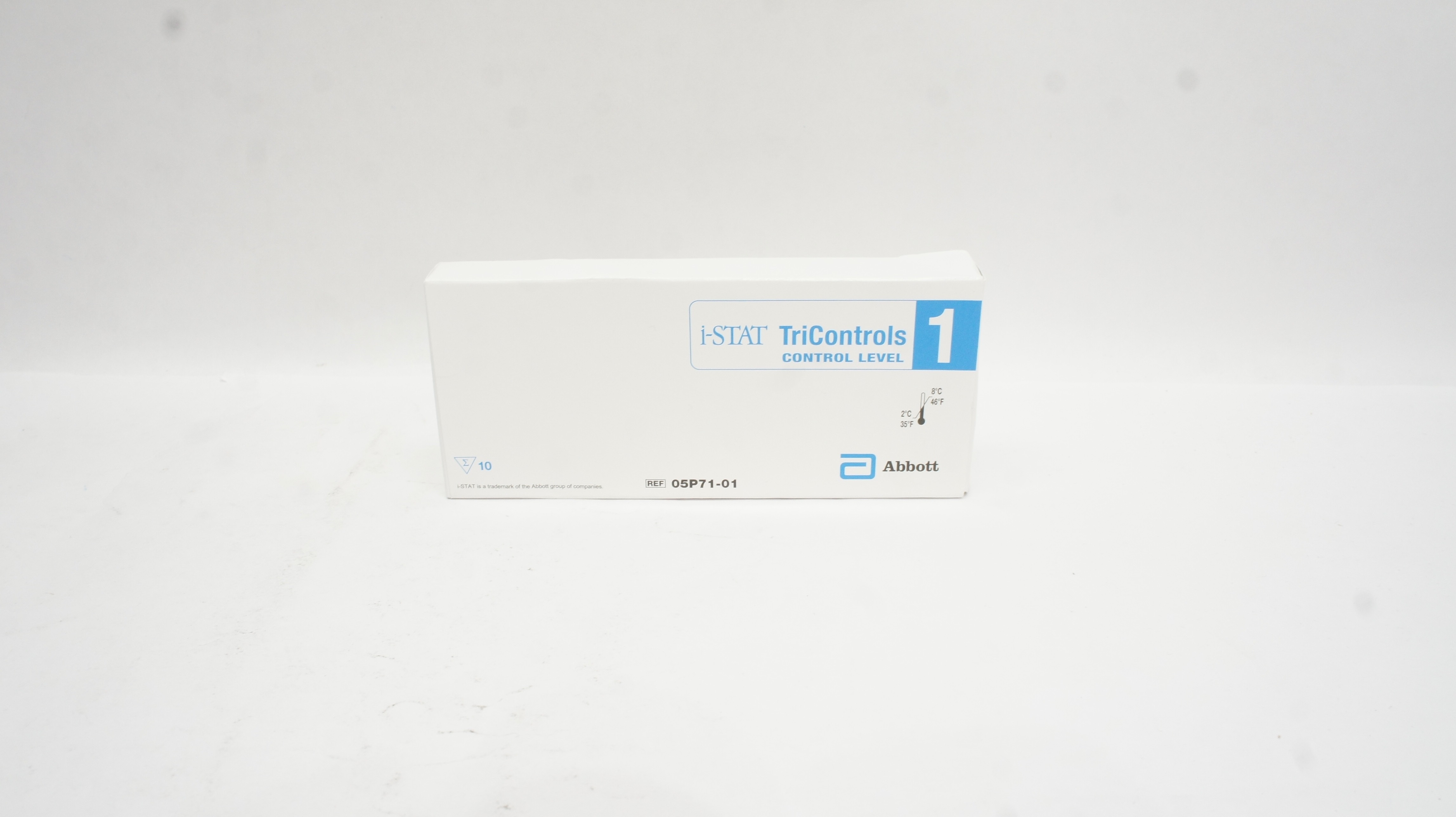 Abbott 05P71-01 I-Stat TriControls, Control Level 1 - Box of 10 (x)