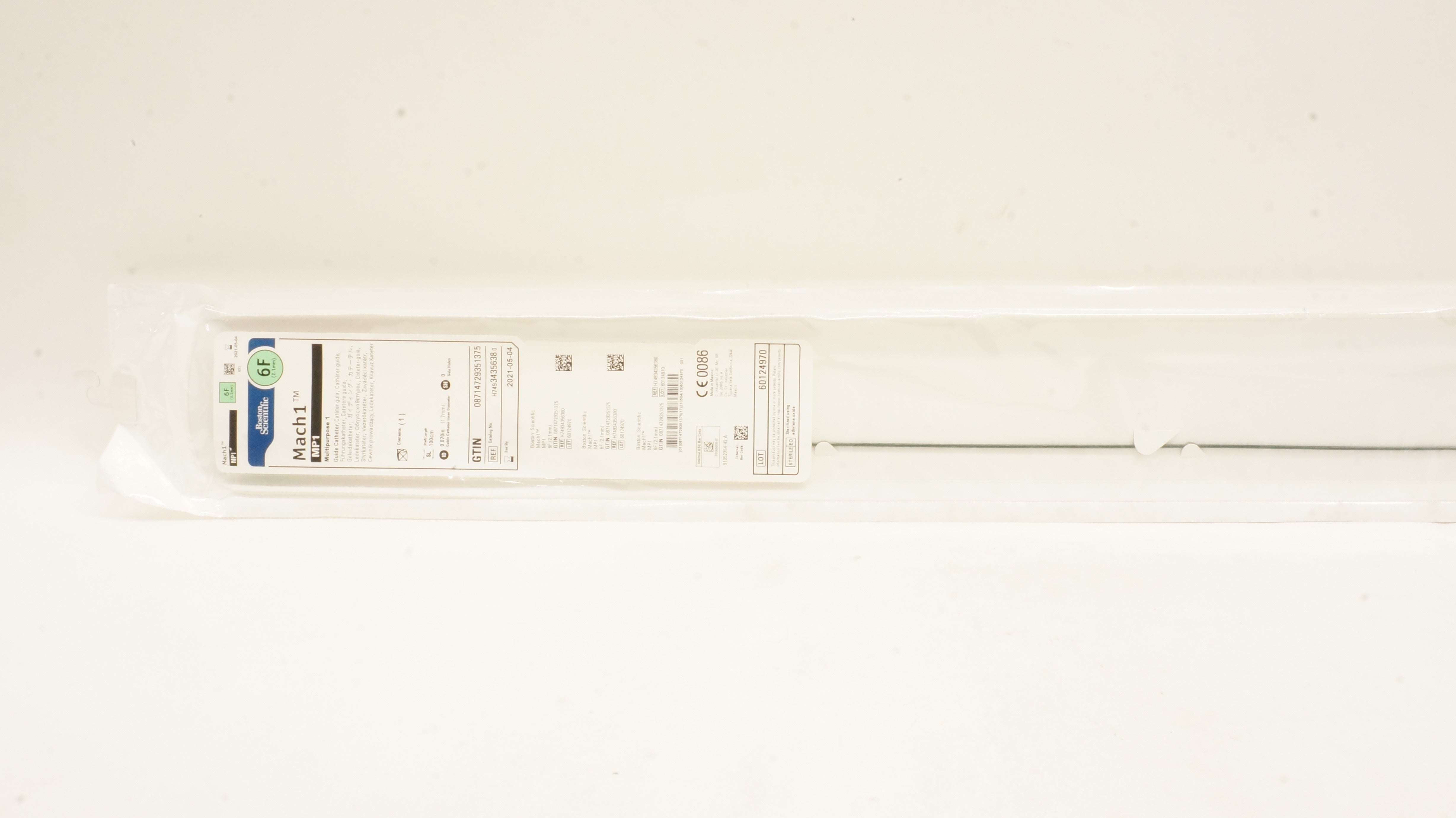 Boston Scientific H74934356380 Mach 1 Multipurpose1 Guide Cath. 6F (x)