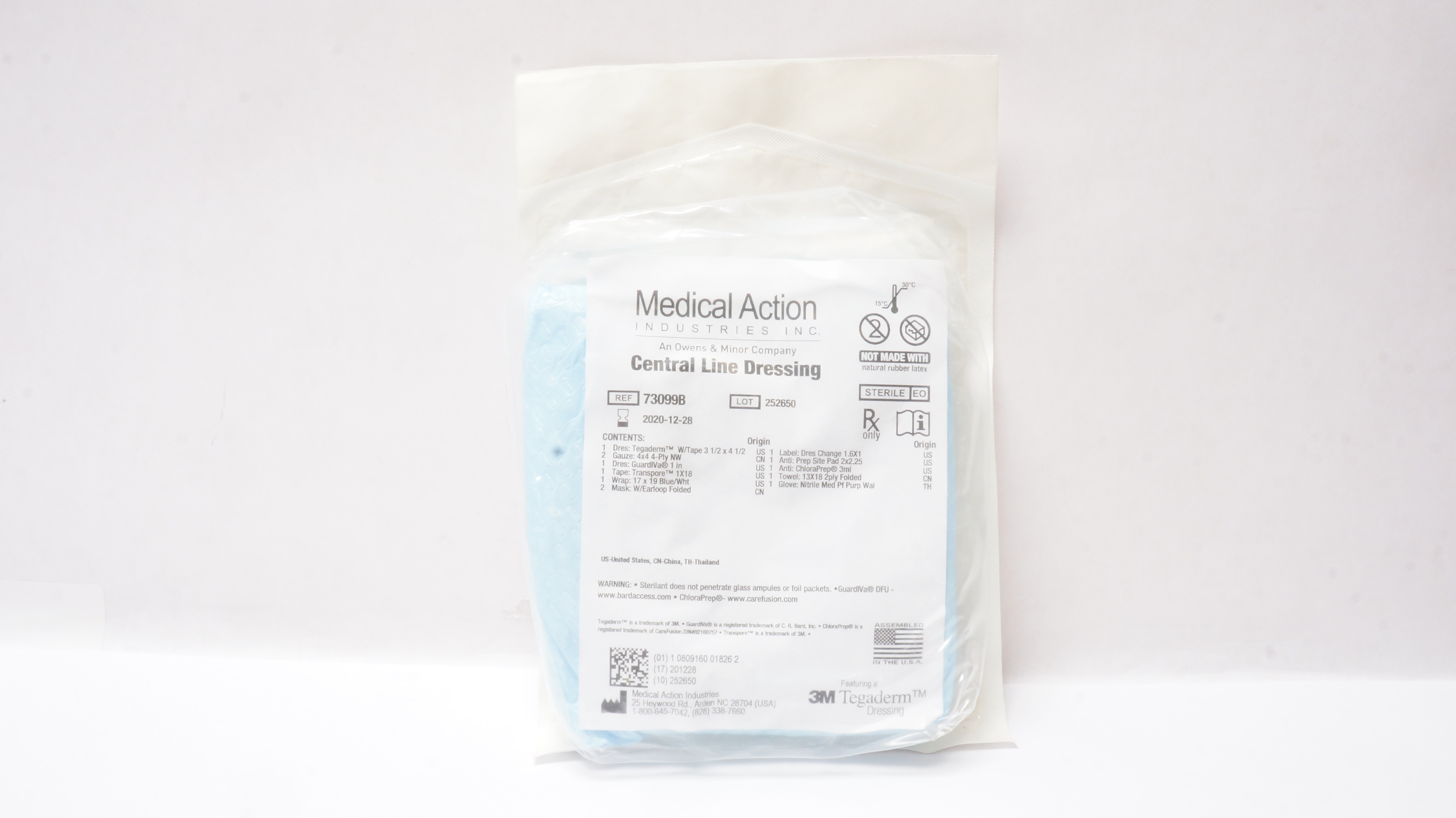 Medical Action 73099B 3M Tegaderm Central Line Dressing (x)