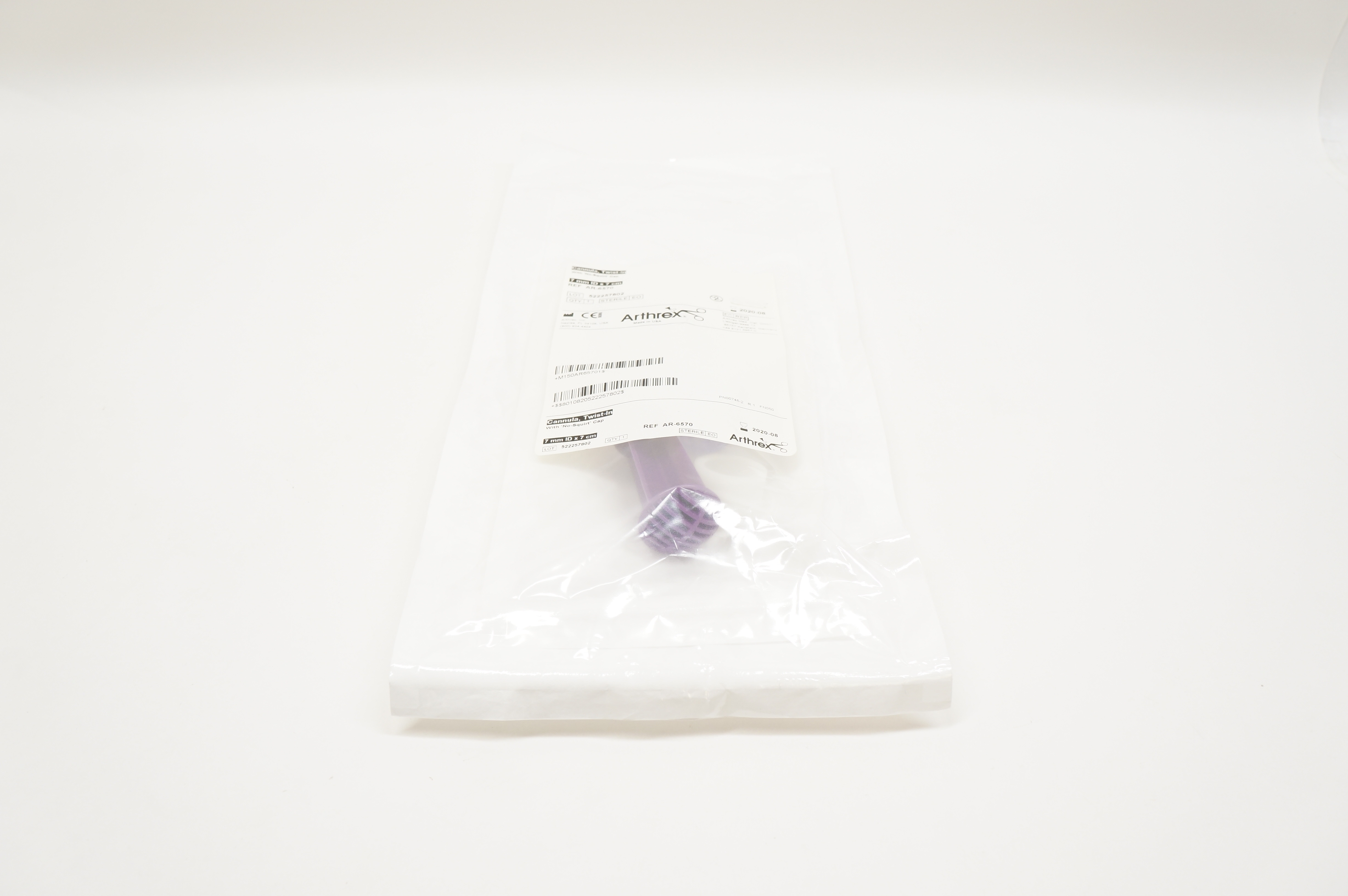 Arthrex AR-6570 Cannula, Twist-In 7mm x 7cm (x)