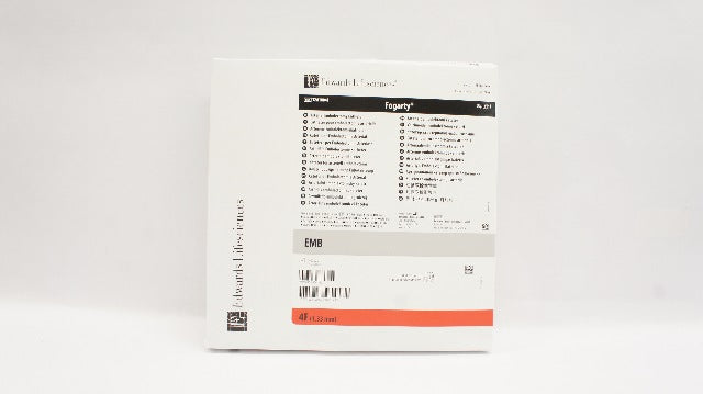 Edwards Lifesciences 12A1004F Fogarty Arterial Embolectomy Cath. 4F x 100cm