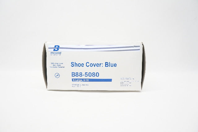 Broadline B88-5080 Shoe Cover: Blue XL, 4-16 - Box of 100