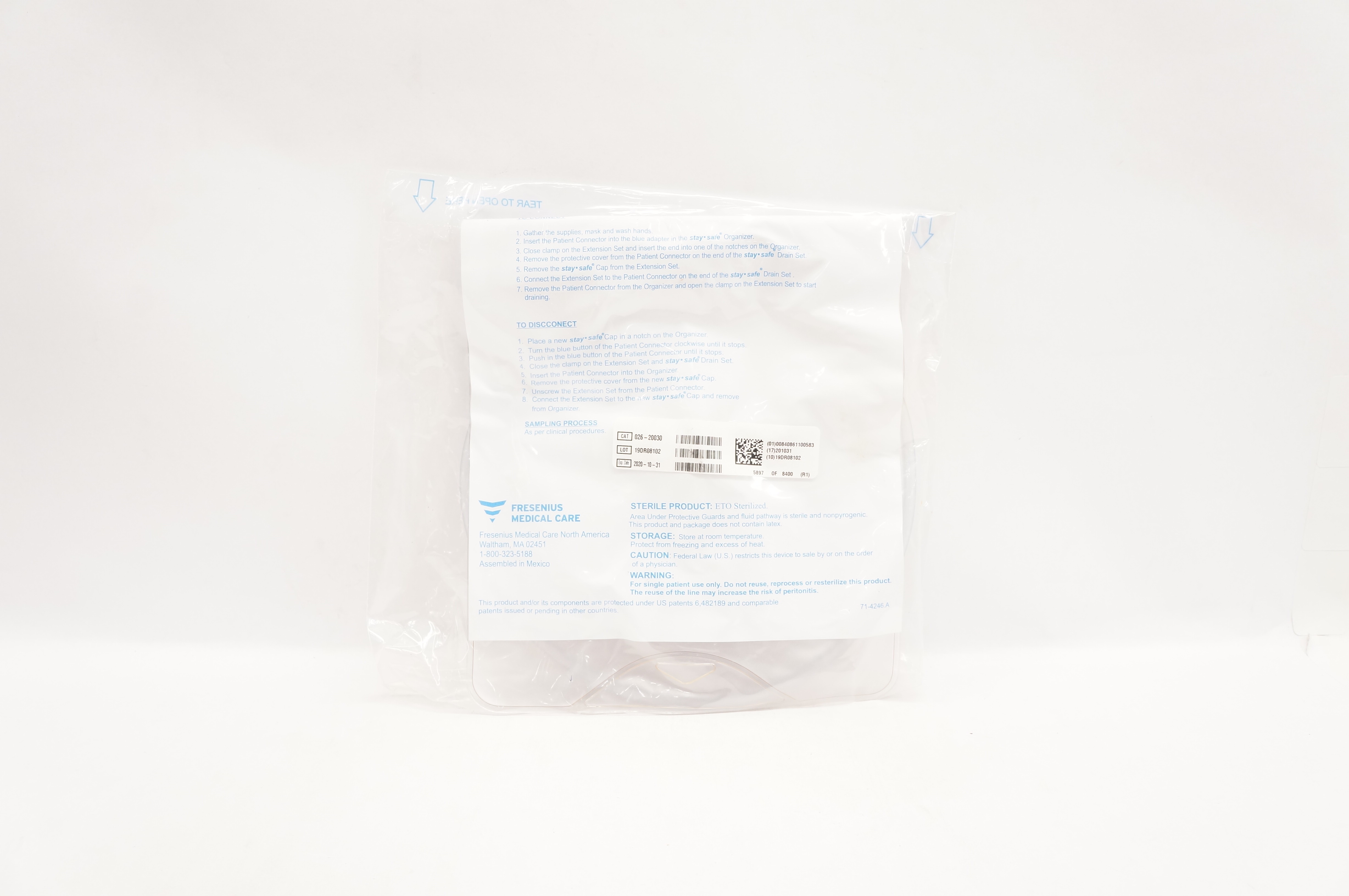 Fresenius Medical Care 026-20030 Stay Safe Drain Set (x)