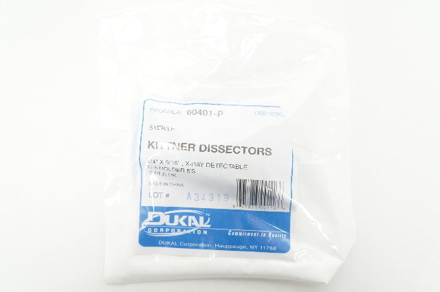 Dukal 60401-P Kittner Dissectors 1/4inch x 9/16inch - Pack of 5
