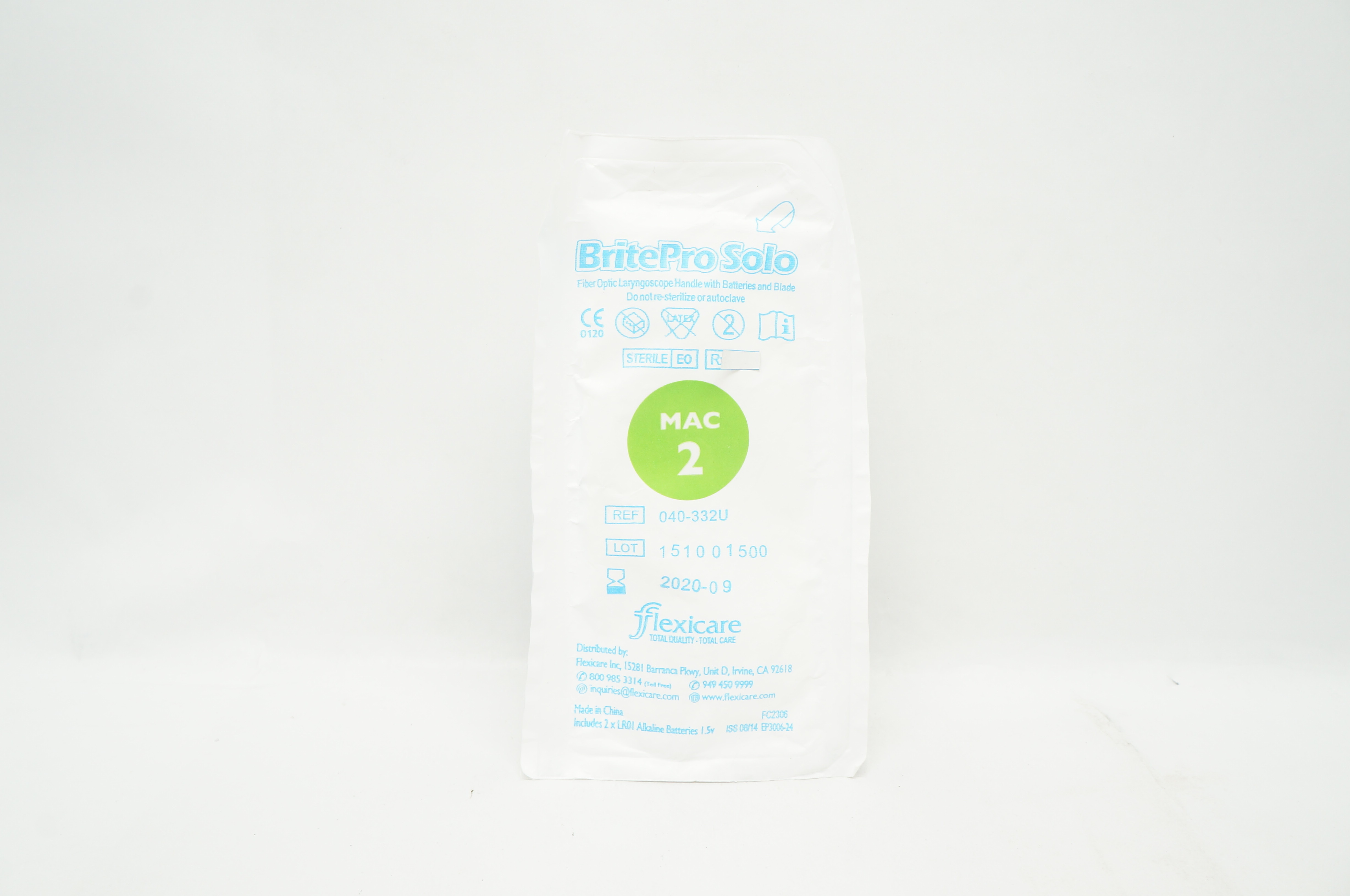 Flexicare 040-332U Britepro Solo + Briteblade Pro Mac 2 (x)