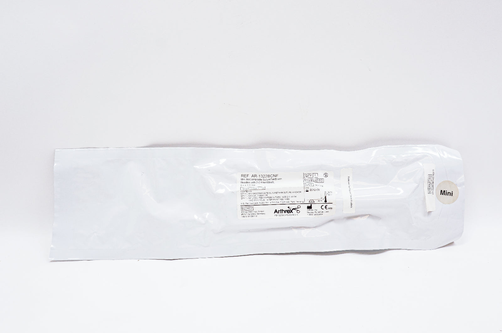 Arthrex AR-1322BCNF Mini BioComposite Suture Tak 2.4 x 8.5mm (x)