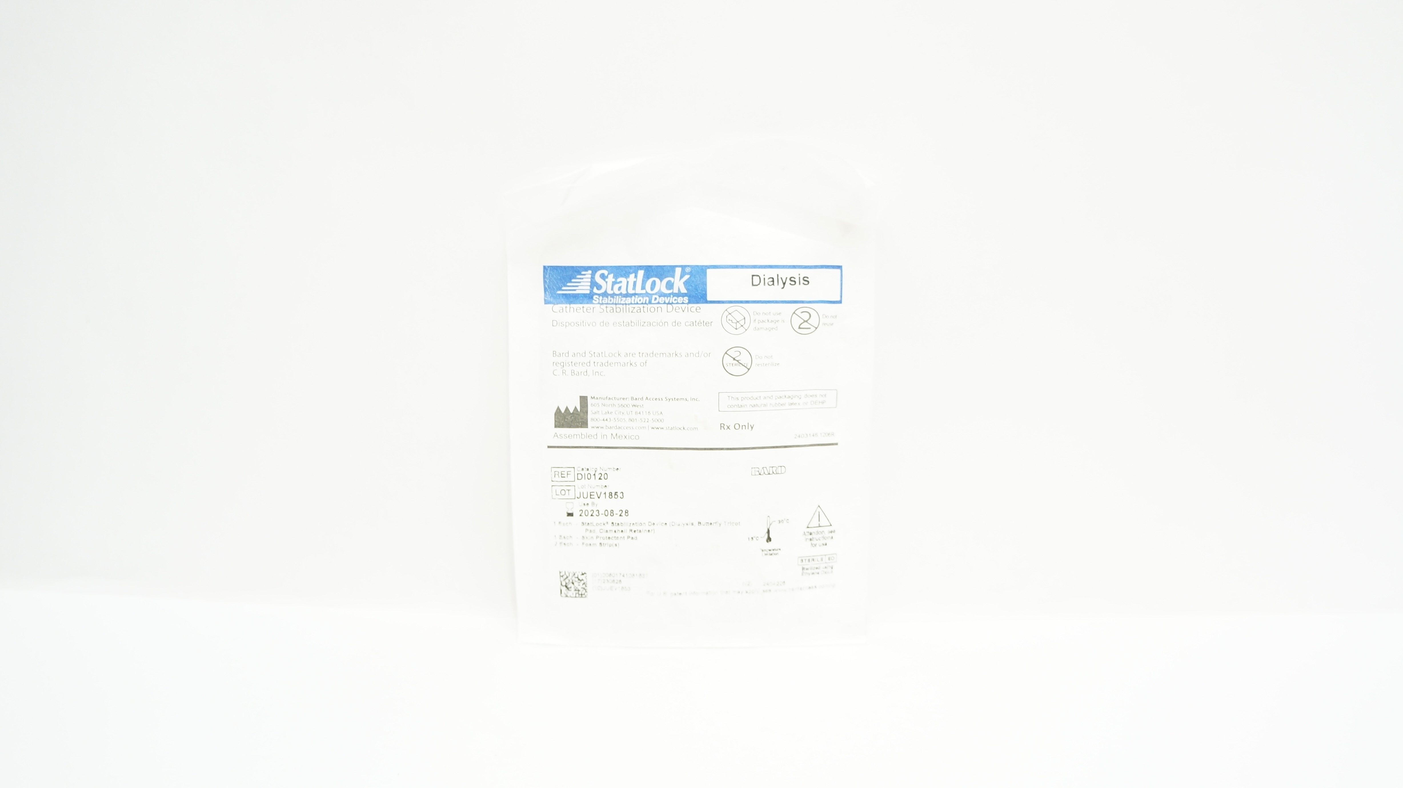 Bard DI0120 StatLock Cath. Stabilization Device (x)