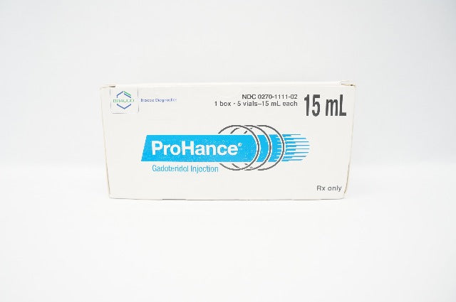 Bracco Diagnostics ProHance Gadoteridol Injection 15mL - Box of 5