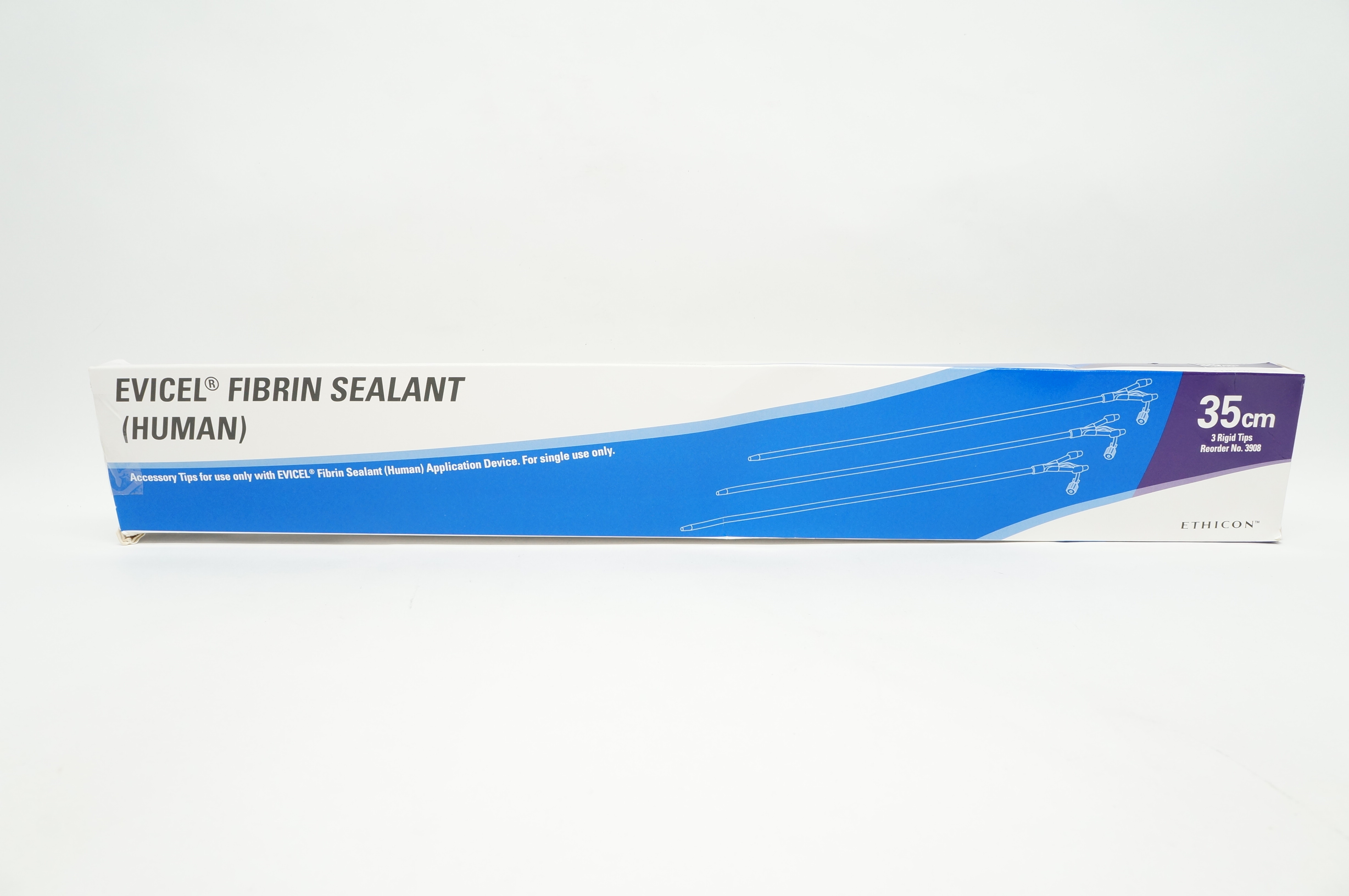 Ethicon 3908 EVICEL Fibrin Sealant (Human) 35cm 3 Rigid Tips Box of 3