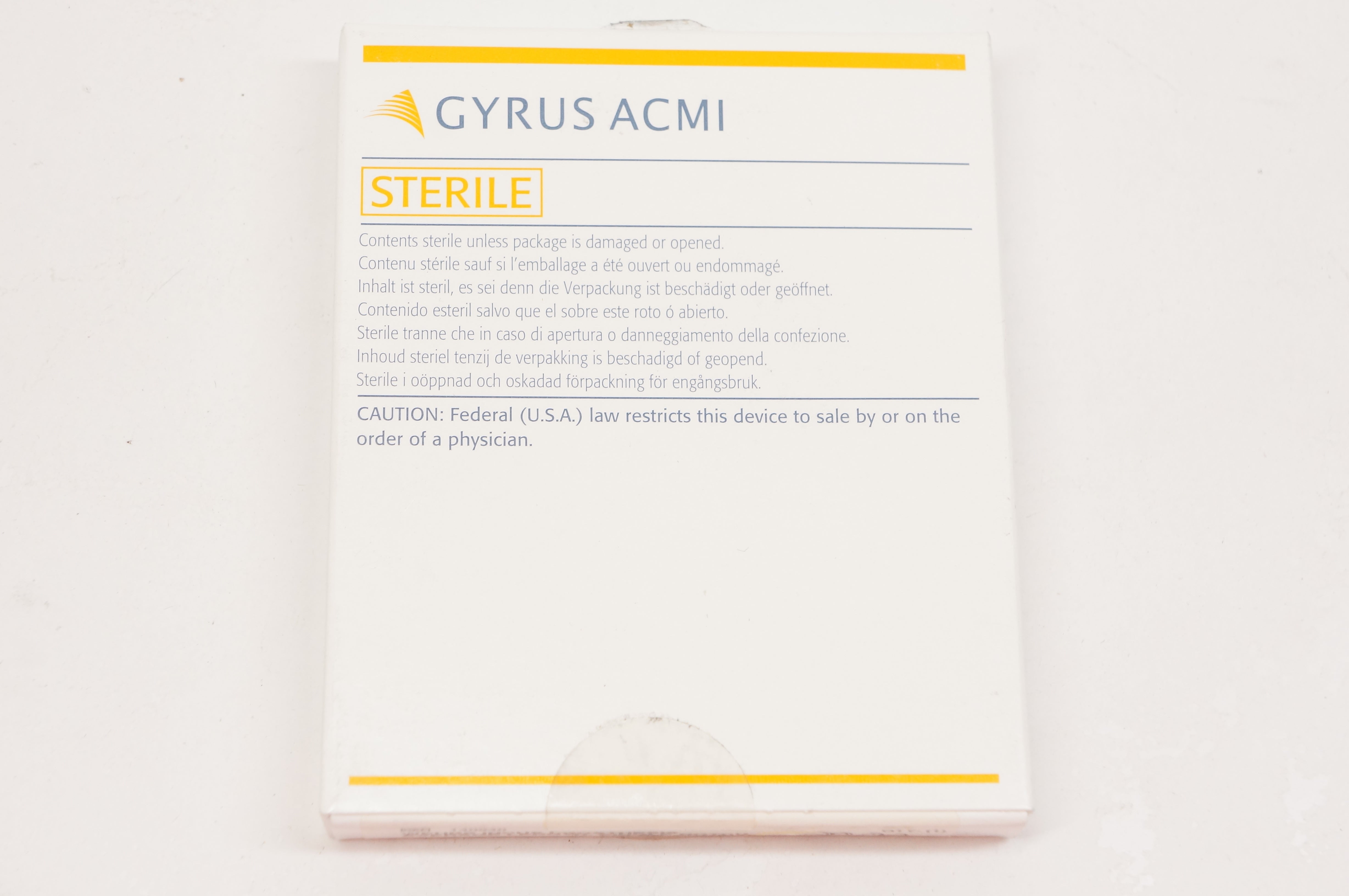 Gyrus ACMI 140940 Wehrs Incus Prosthesis Average Length, Single Notch 2.7mm