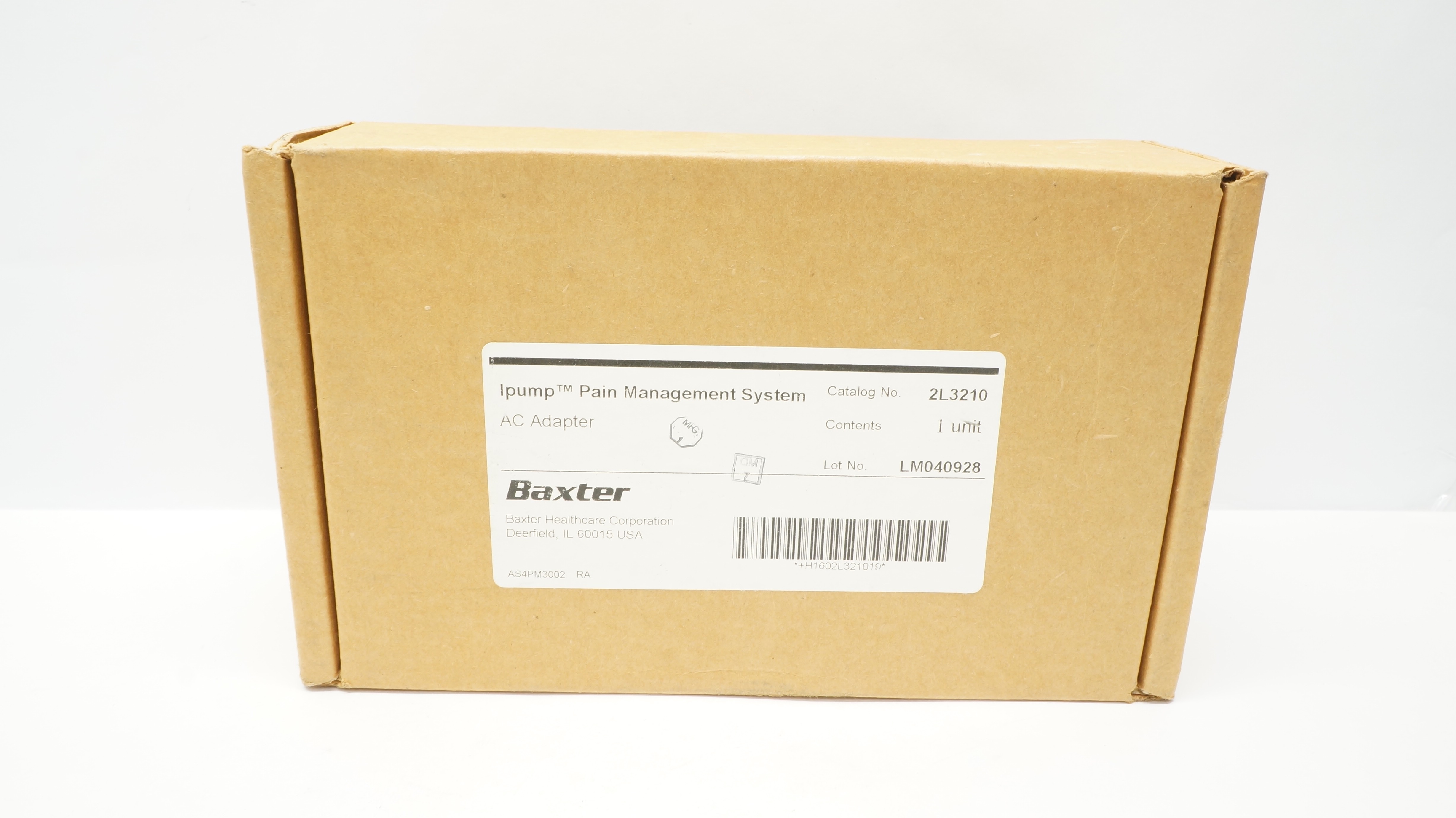 Baxter 2L3210 Ipump Pain Management System AC Adapter
