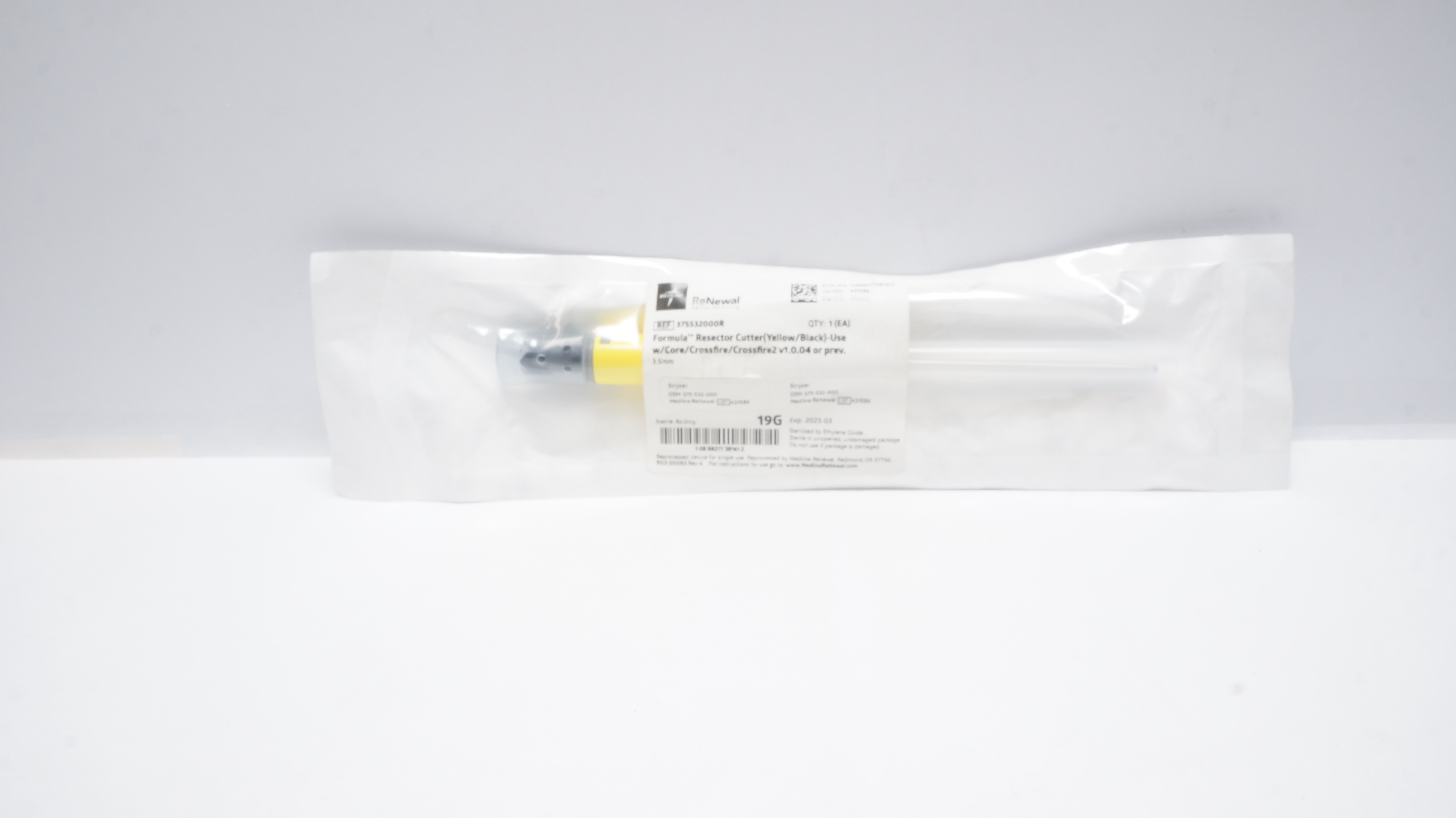 Medline 375532000R ReNewal Formula Resector Cutter, Yellow/Black, 3.5 mm (x)