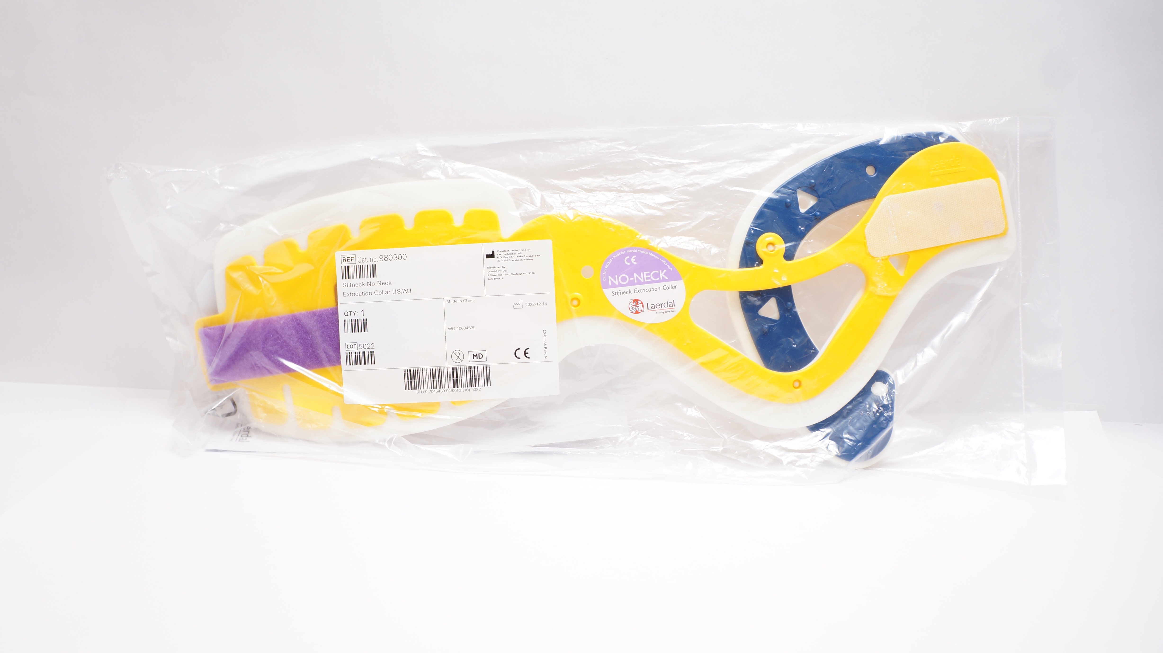 Leader Medical 980300 Stifneck No-Neck Extrication Collar