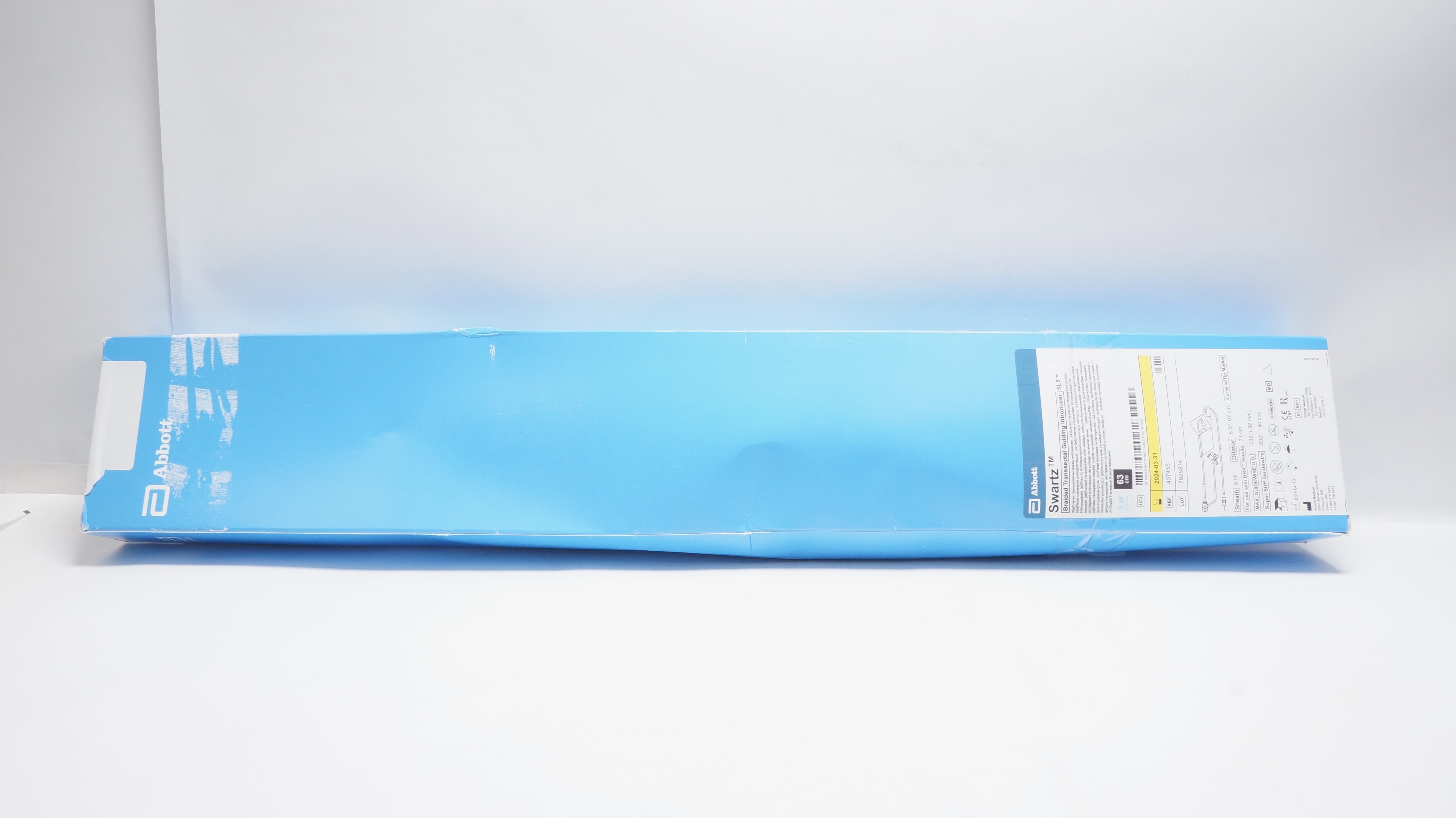 Abbott 407455 Swartz Braided Transseptal Guiding Introducer SL2 8.5F (x)