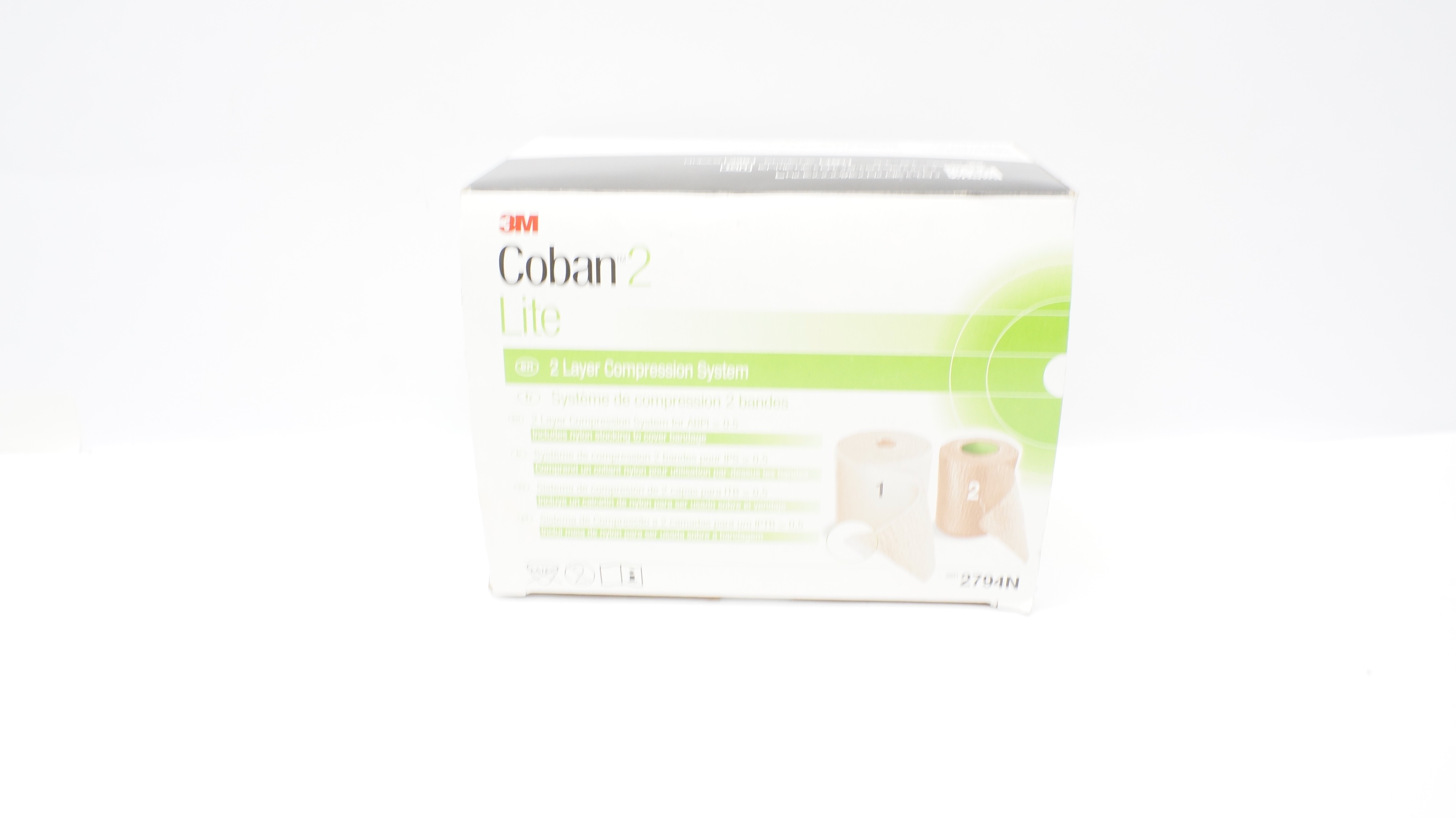 3M 2794N Coban 2 Lite 2 Layer Compression System 4inch x 5.1yd - Box of 2