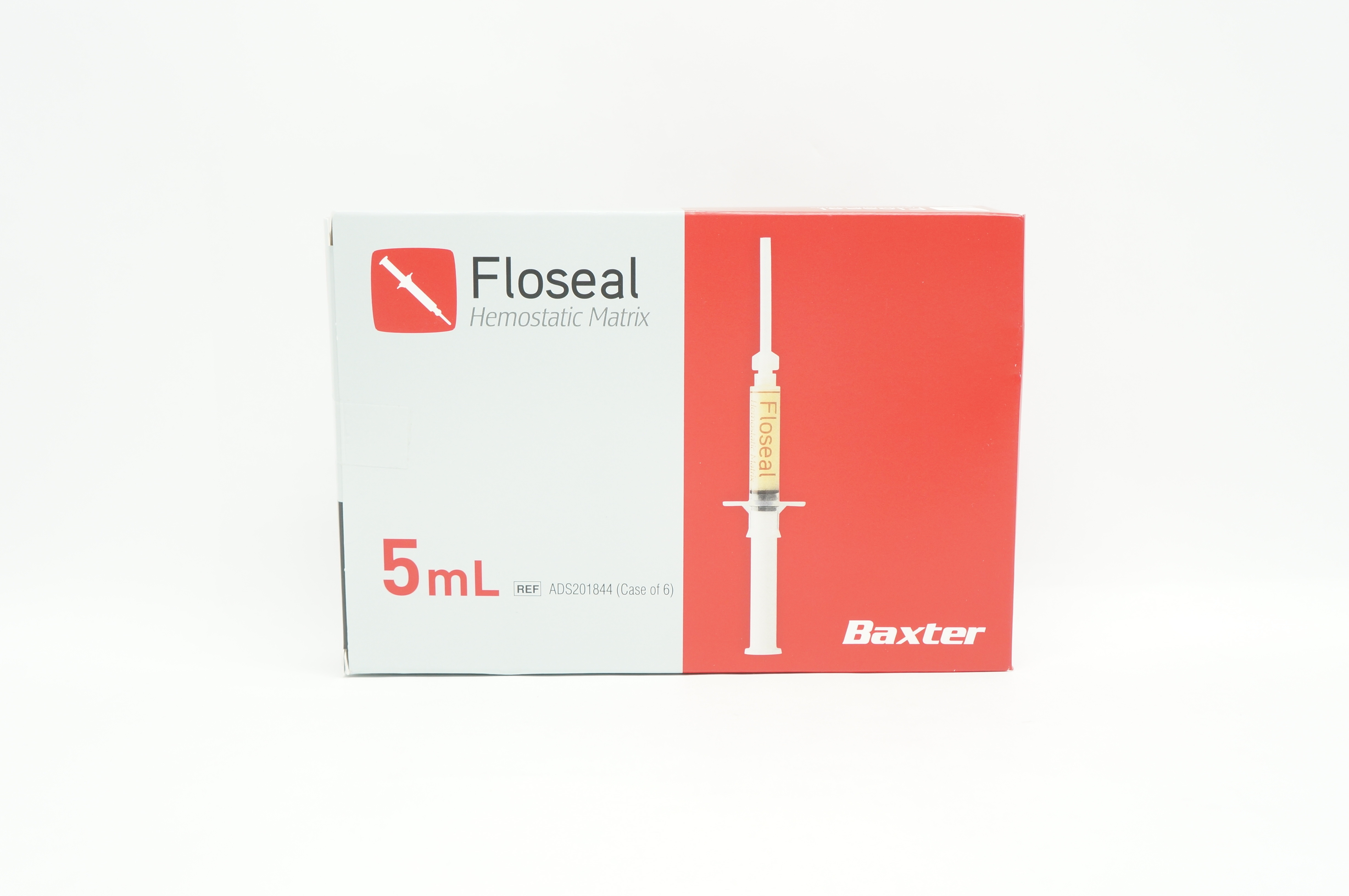 Baxter ADS201844 Floseal Hemostatic Matrix 5ml (x) Case of 6