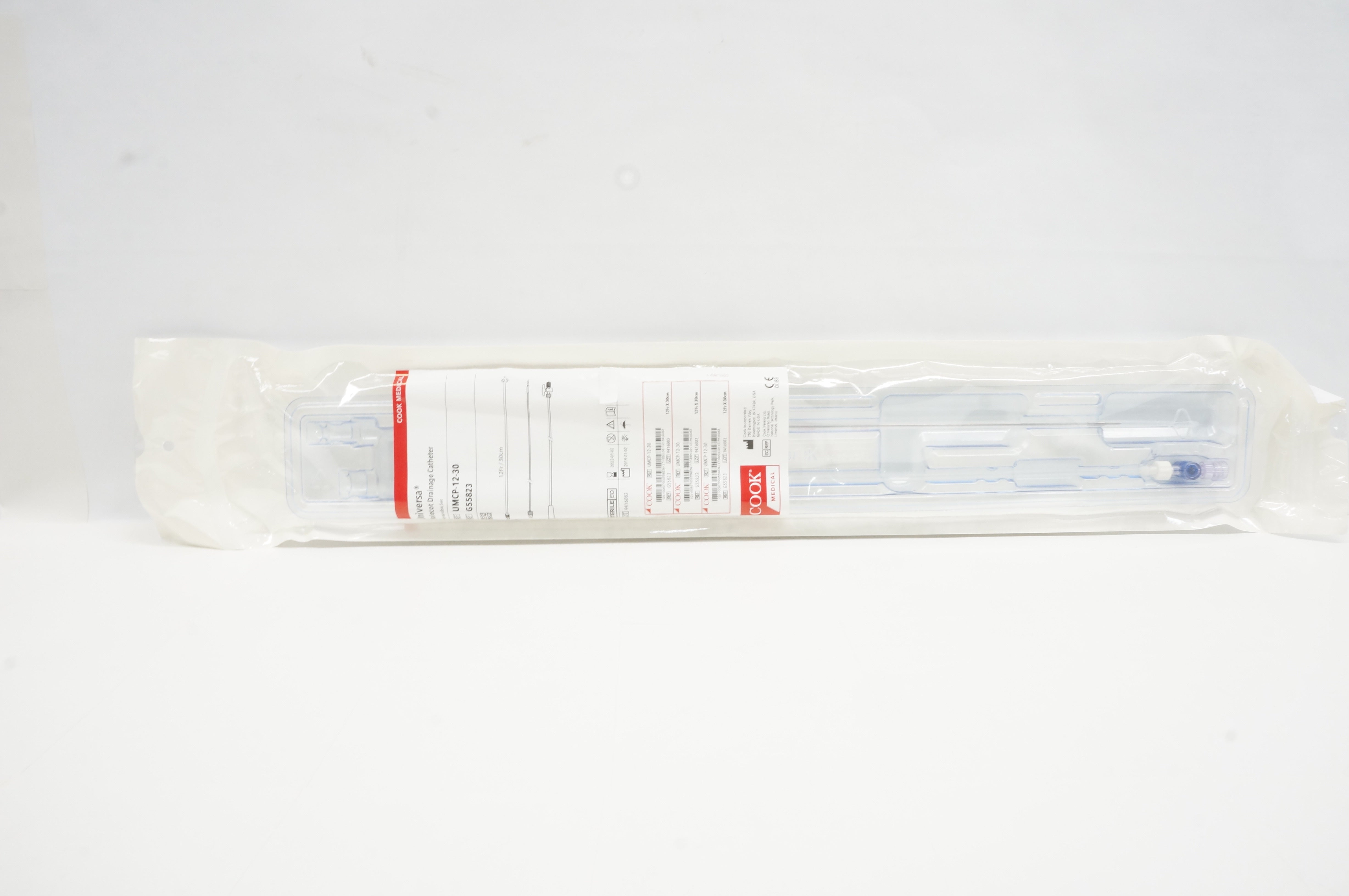 Cook Medical G55823 Universa Malecot Drainage Cath. Set 12Fr x 30 cm