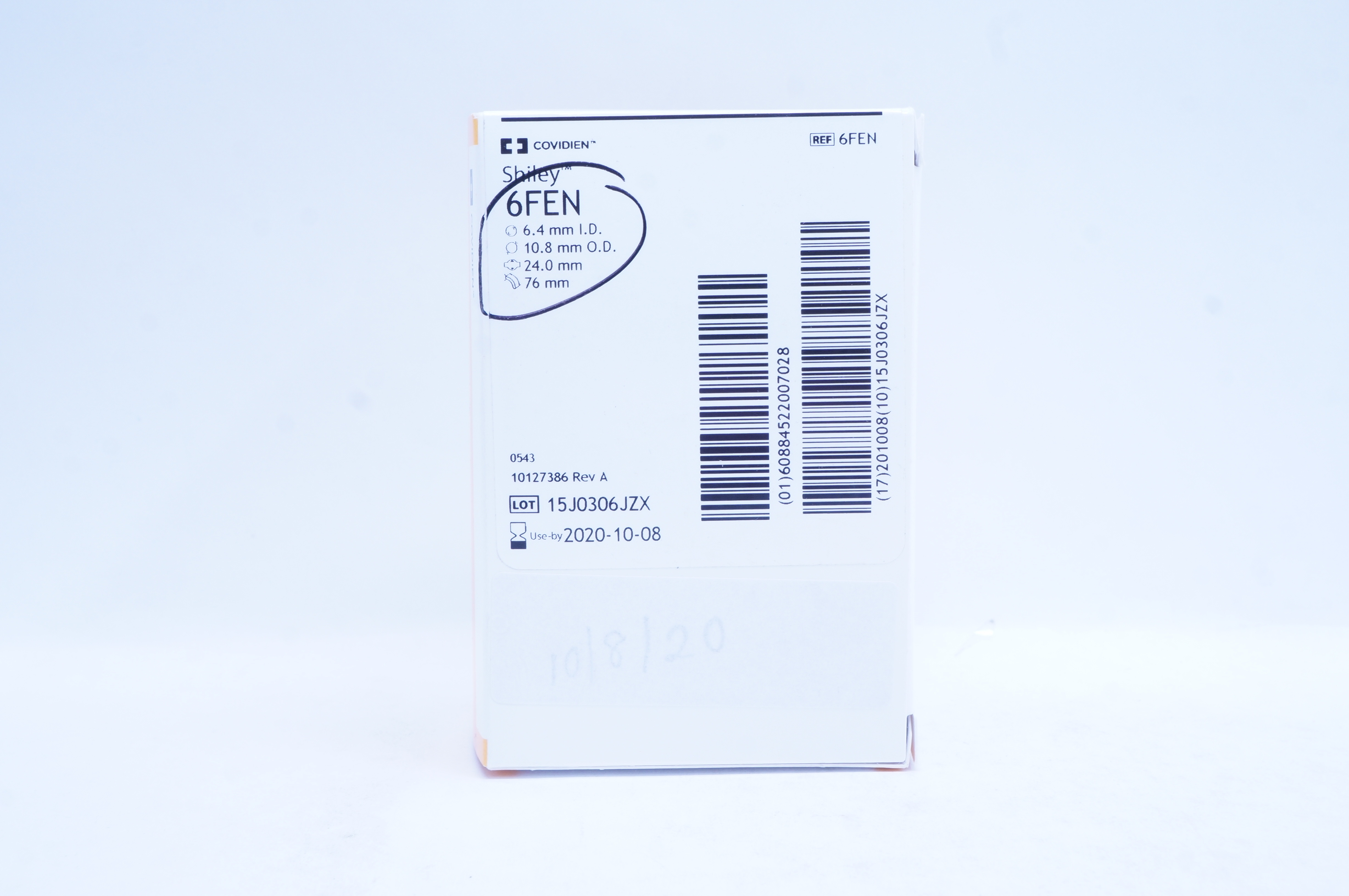 Covidien 6FEN Tracheostomy Tube Cuffed & Inner Cannula 6.4mm ID, 10.8mm OD (x)
