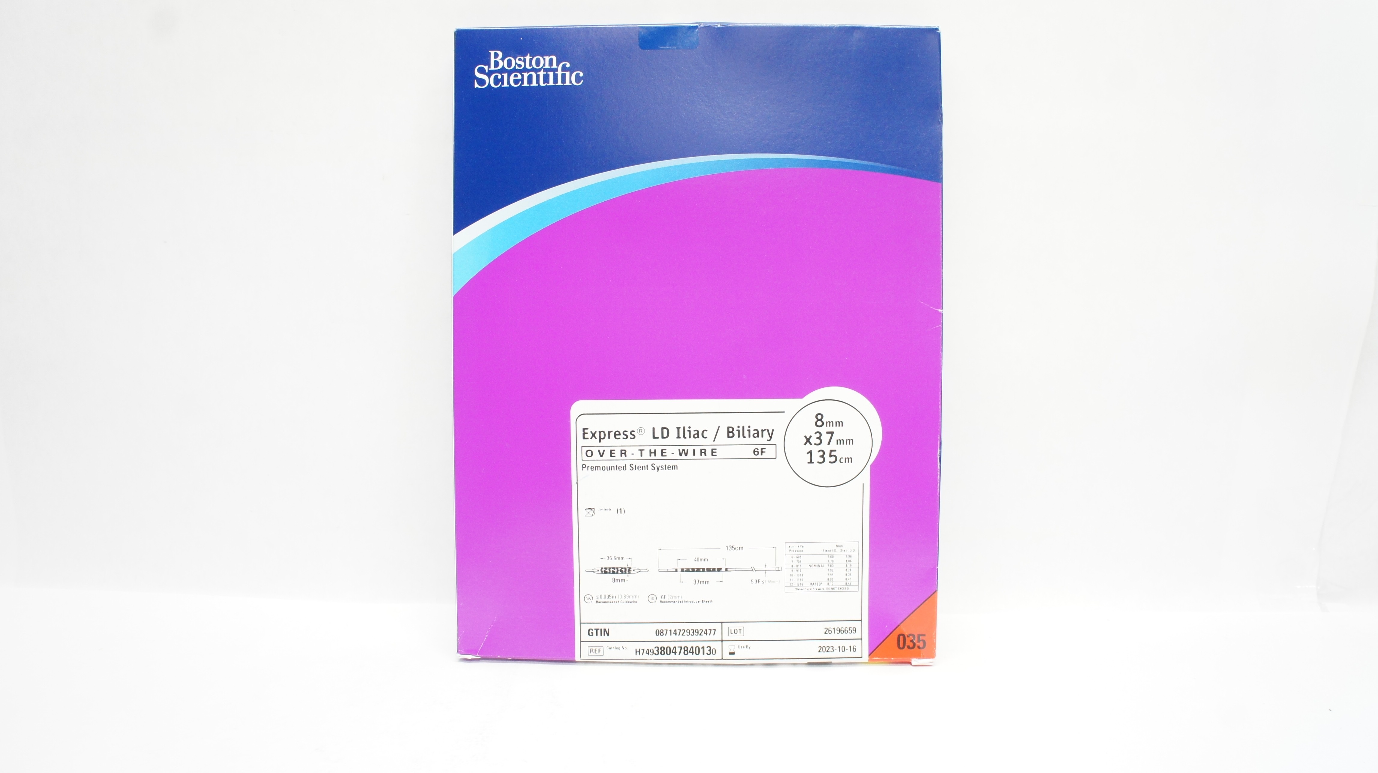Boston ScientificH74938047840130 Express Premounted Stnt System 7x27mmx75cm (x)