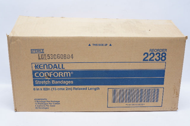 Kendall 2238 CONFORM Stretch Bandages 6inch x 82inch - Box of 48