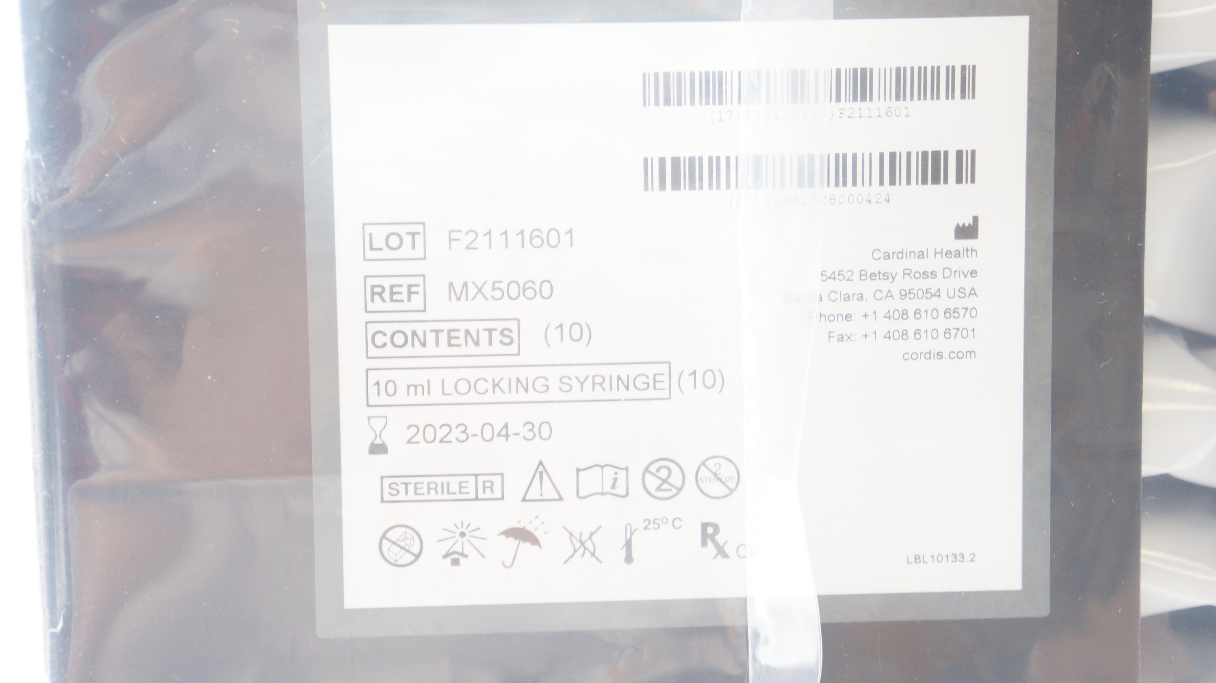 Cardinal Health MX5060 MYNX Control Vascular Closure Device 5F (x