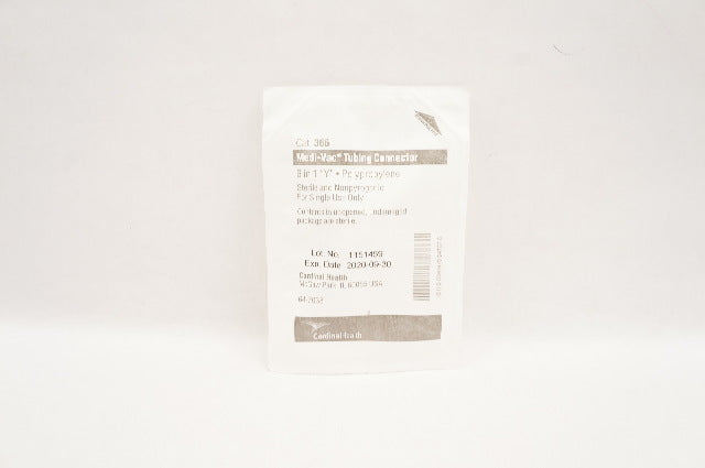 Cardinal Health 366 Medi-Vac Tubing Connector 6 inch1 Y Polypropylene (x)