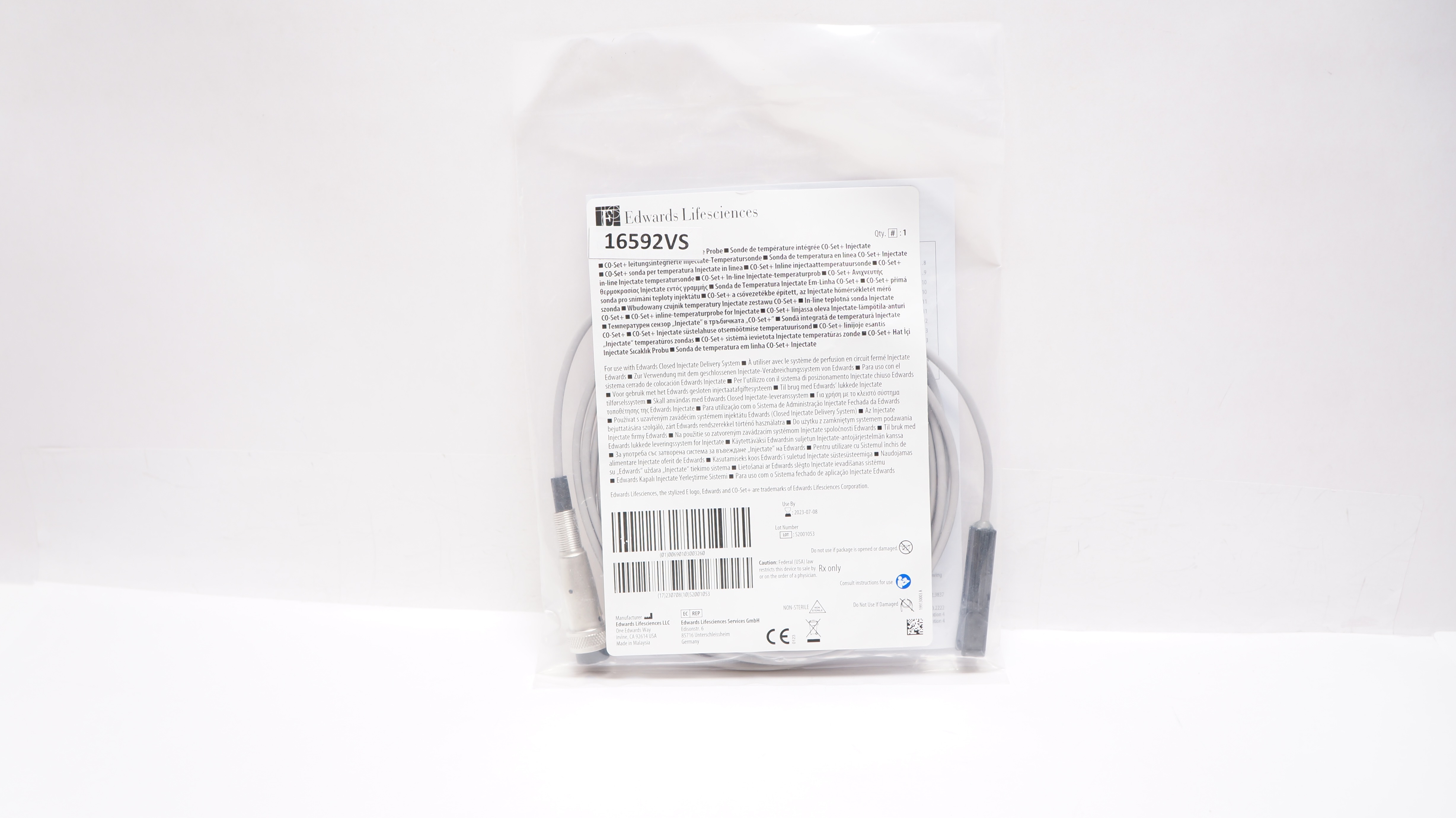 Edwards Lifesciences CO-Set+ Closed Injectate Delivery System (x)