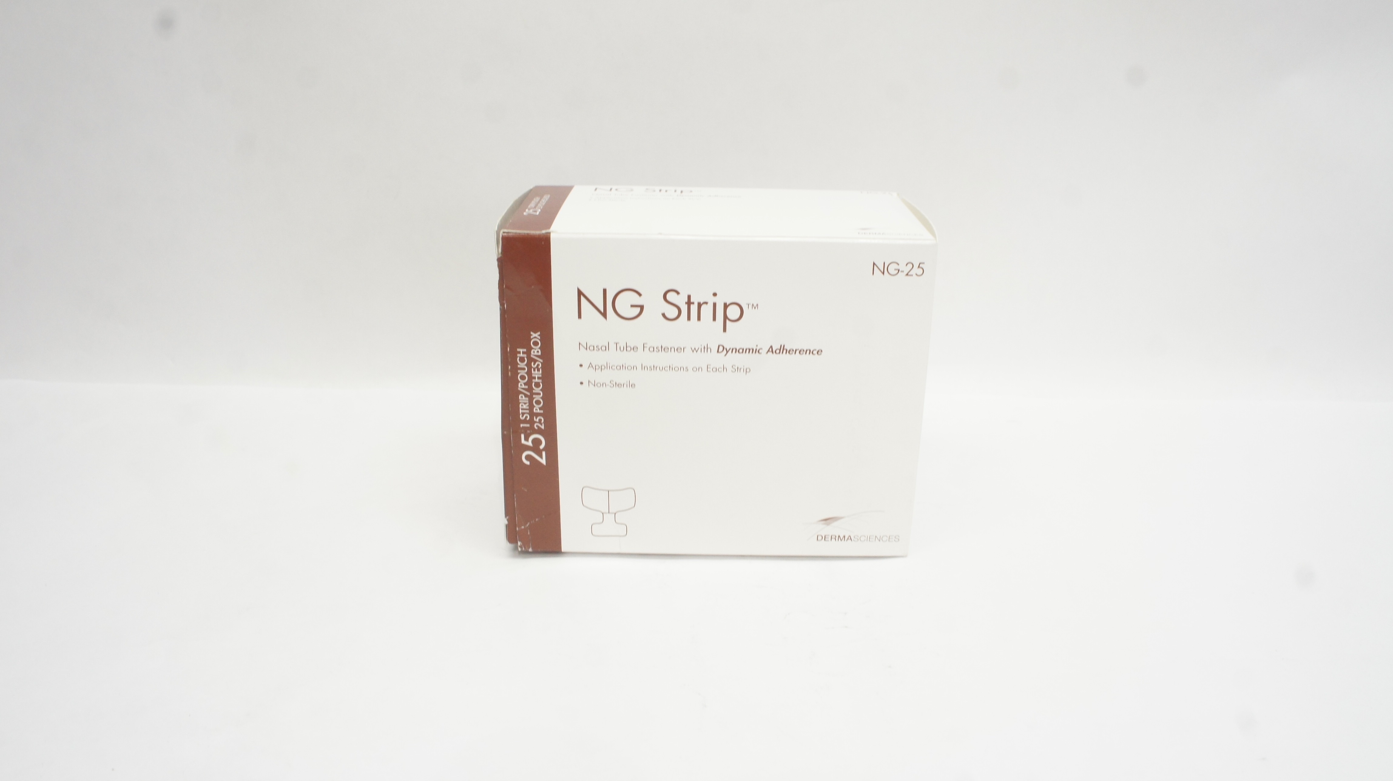Derma Sciences NG-25 NG Strip Nasal Tube Fastener w/Dynamic Adherence -Box of 25