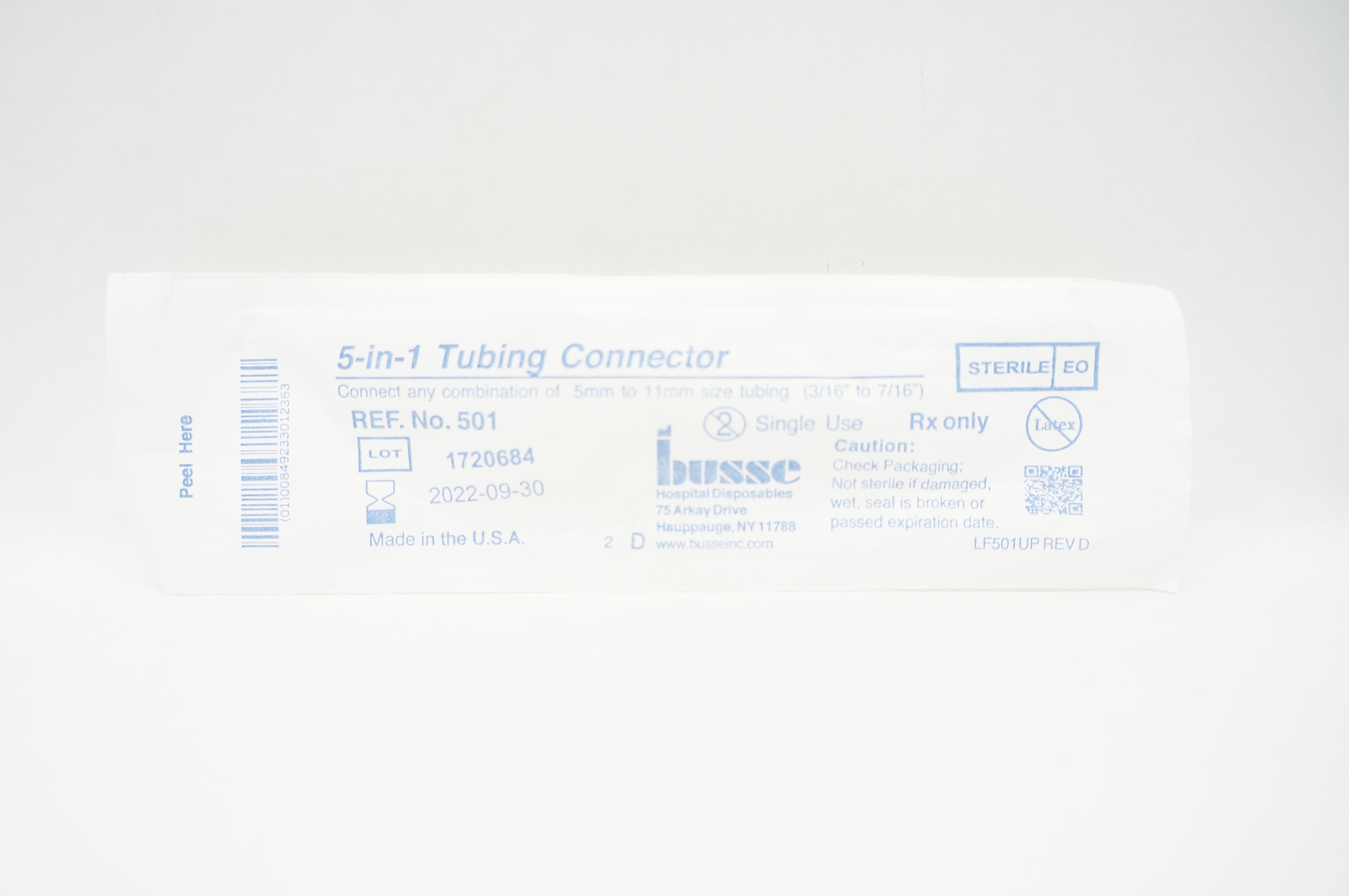 Busse 501 5-in-1 Tubing Connector (x)