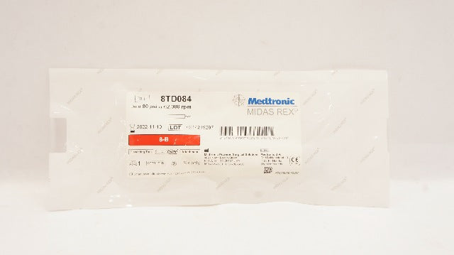 Medtronic 8TD084 Midas Rex Legend Twist Drill 8 cm, 0.8 mm, 4 mm Depth (x)