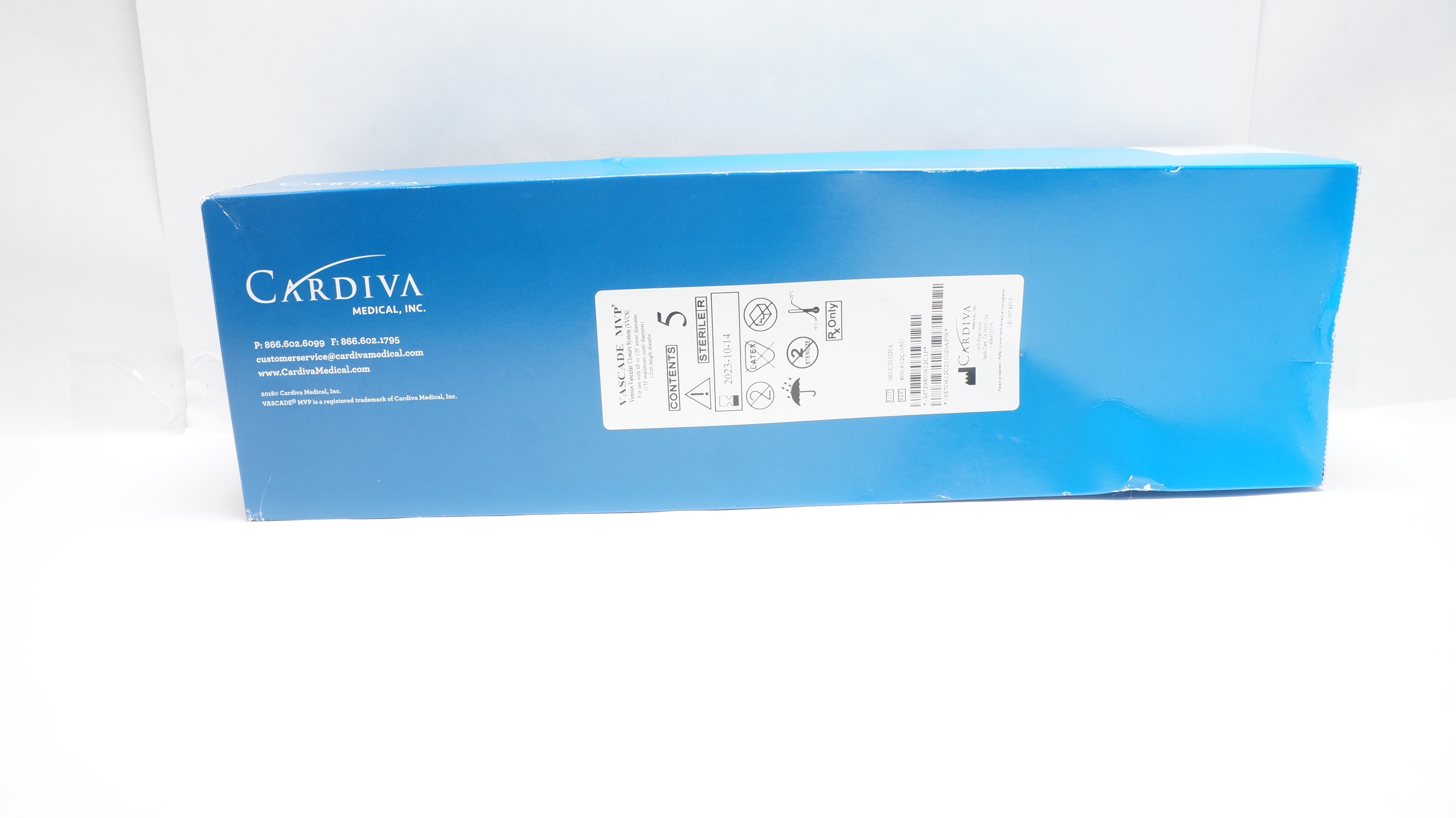 Cardiva 800-612C-05U Vascade MVP Venous Vascular Closure System (x