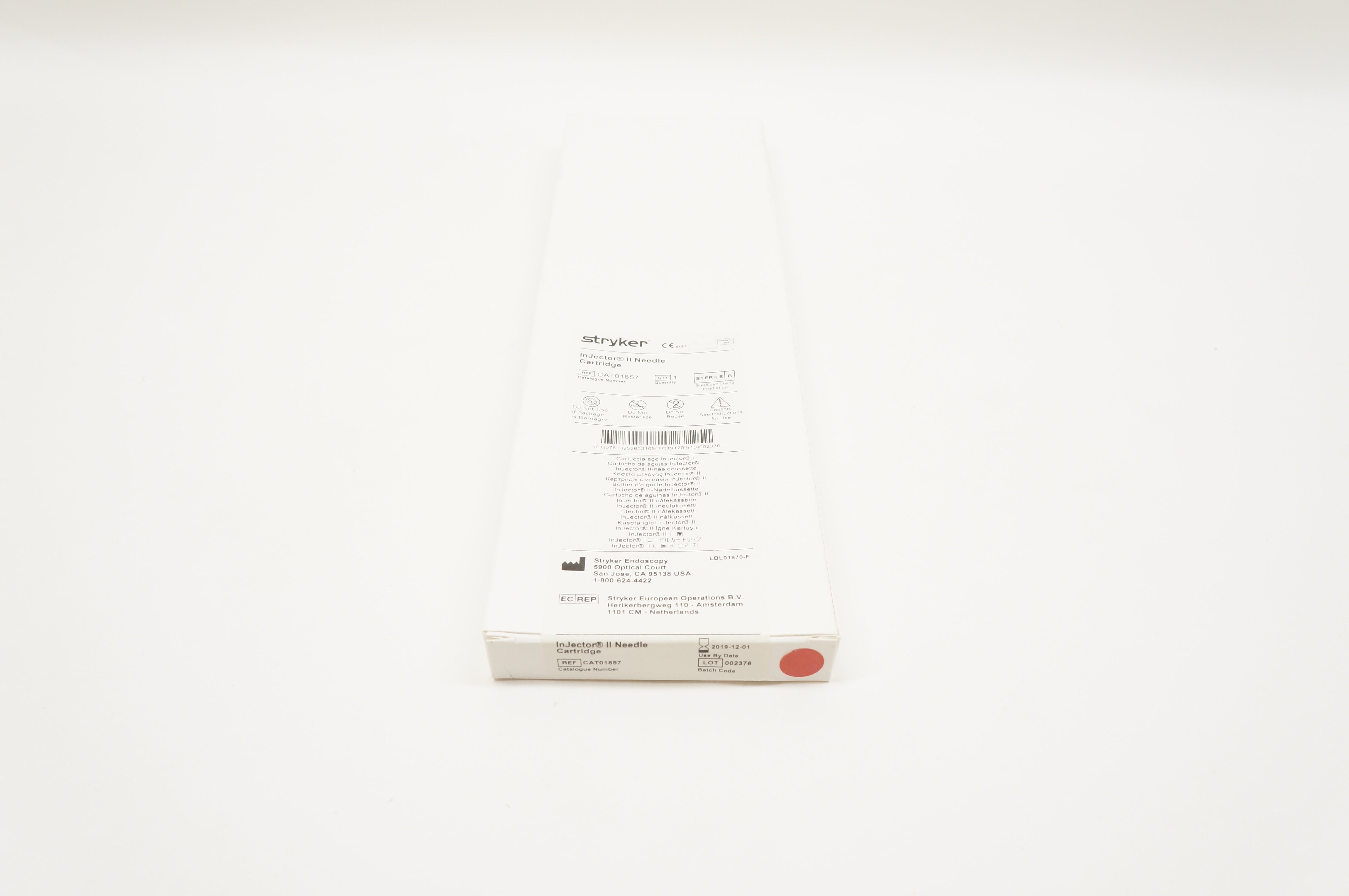 Stryker CAT01857 InJector II Ndle Cartridge (x)