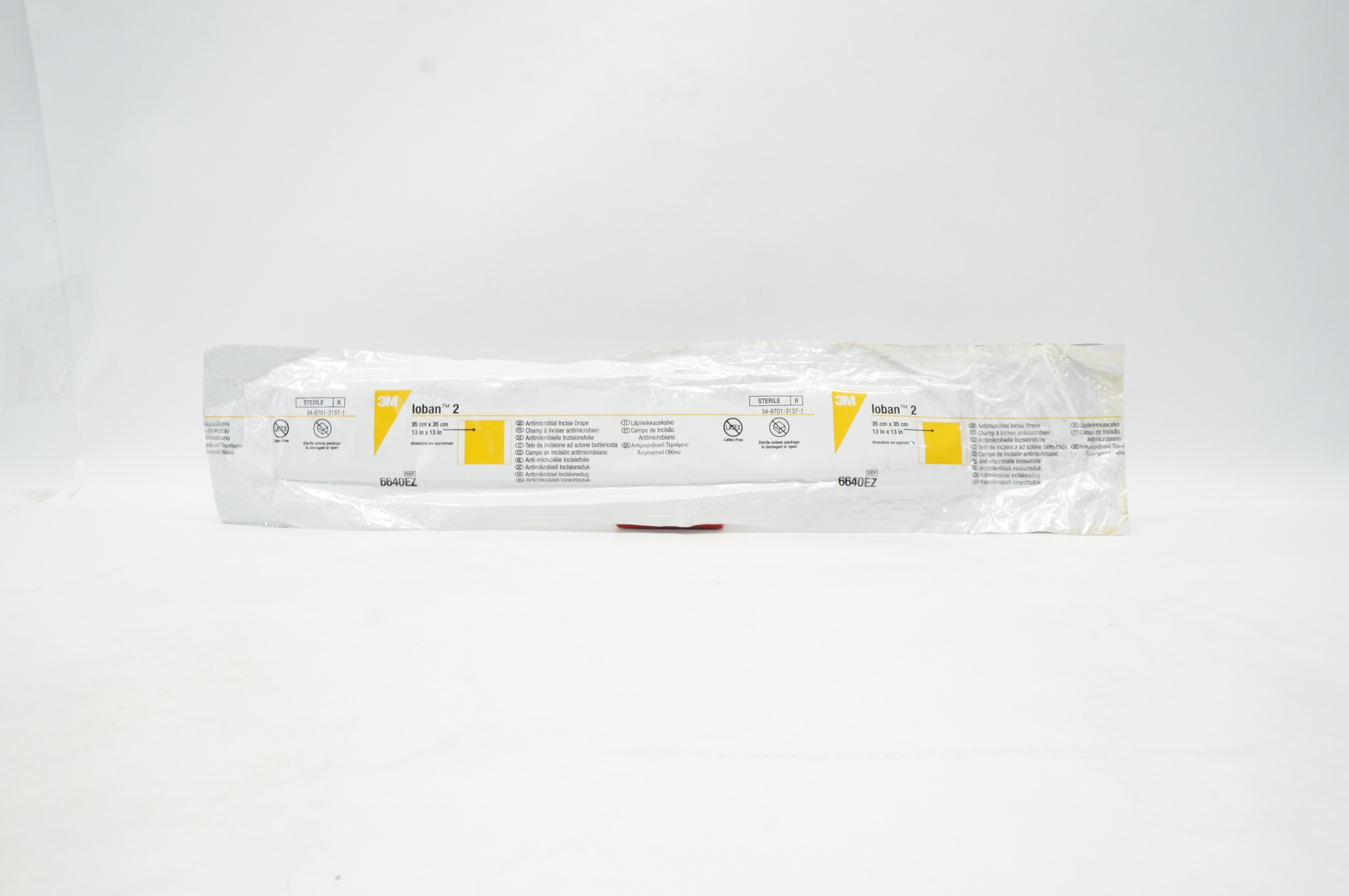 3M 6640EZ Loban 2 Antimicrobial Incise Drape 13inch x 13inch