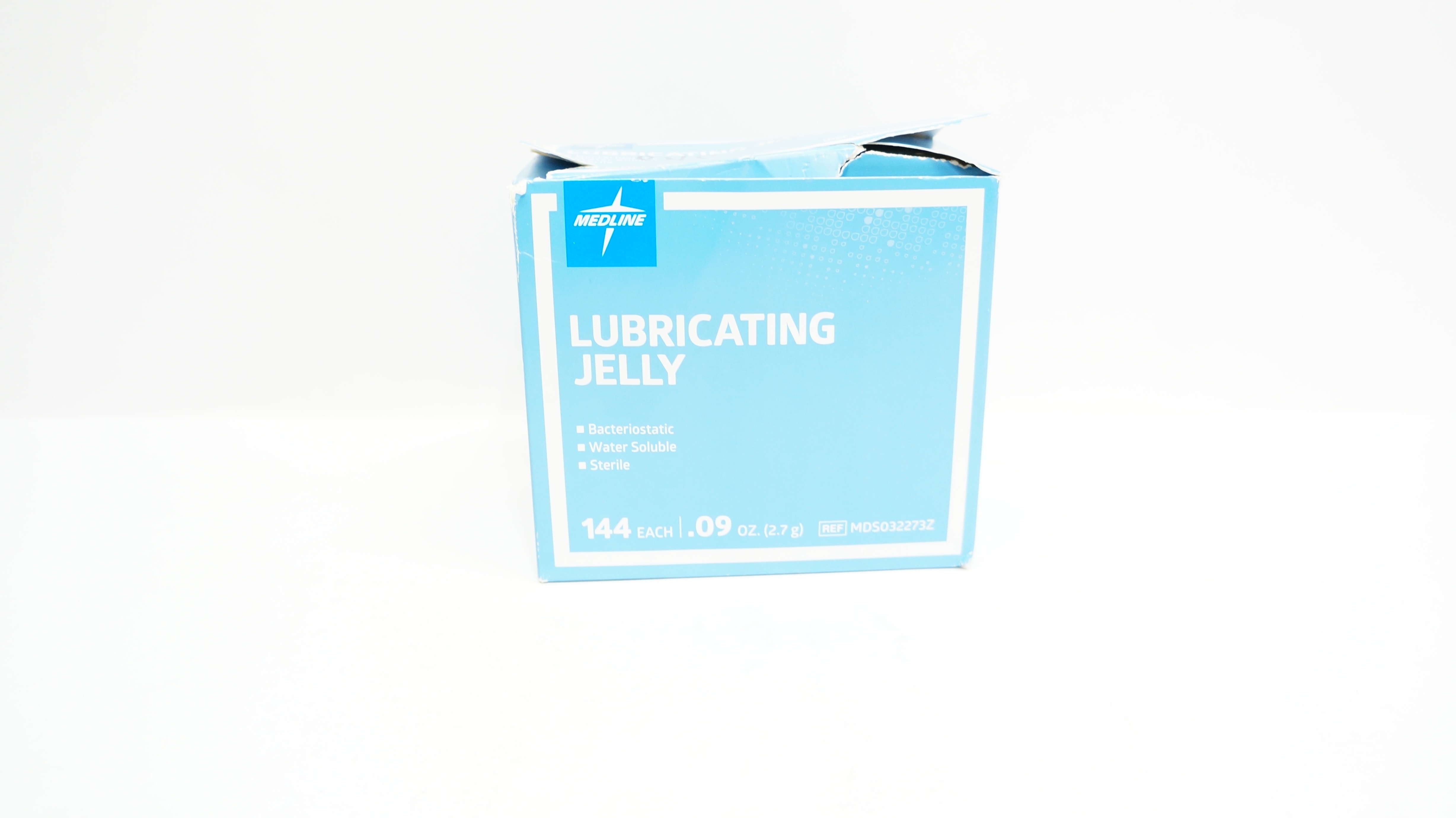 Medline MDS032273Z Lubricating Jelly 0.09oz - Box of 137