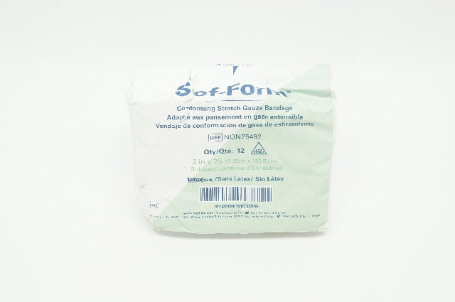 Medline NON25492 Sof-Form Conforming Stretch Gauze Bandage 2 x 75in. - Box of 12