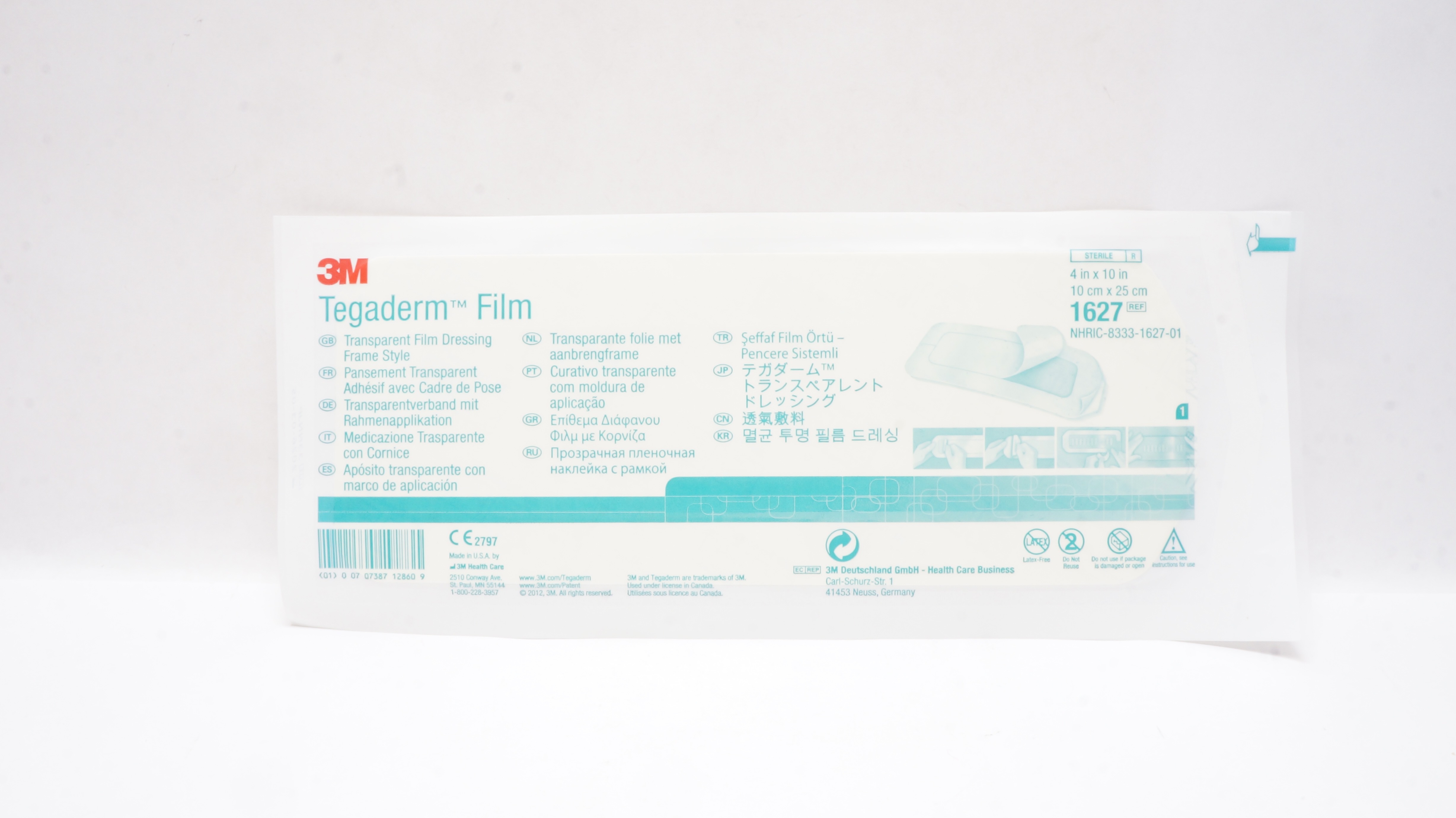 3M 1627 Tegaderm Transparent Film Dressing Frame Style 4inch X 10inch 3m-1627-tegaderm-transparent-film-dressing-frame-style-4inch-x-10inch