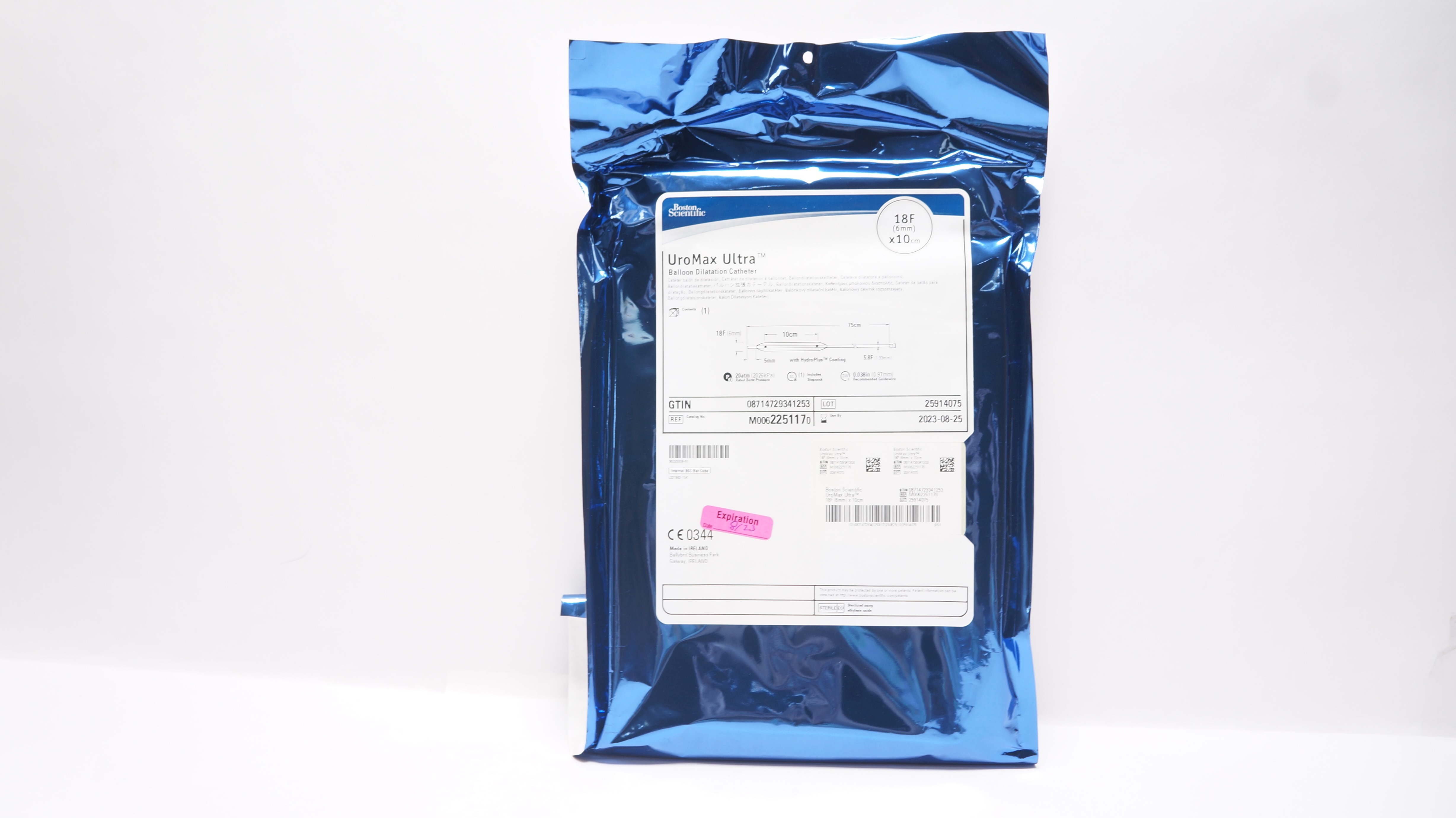 Boston Scientific M0062251170 UroMax Ultra Balloon Dilatation Cath.18F x 10cm(x)