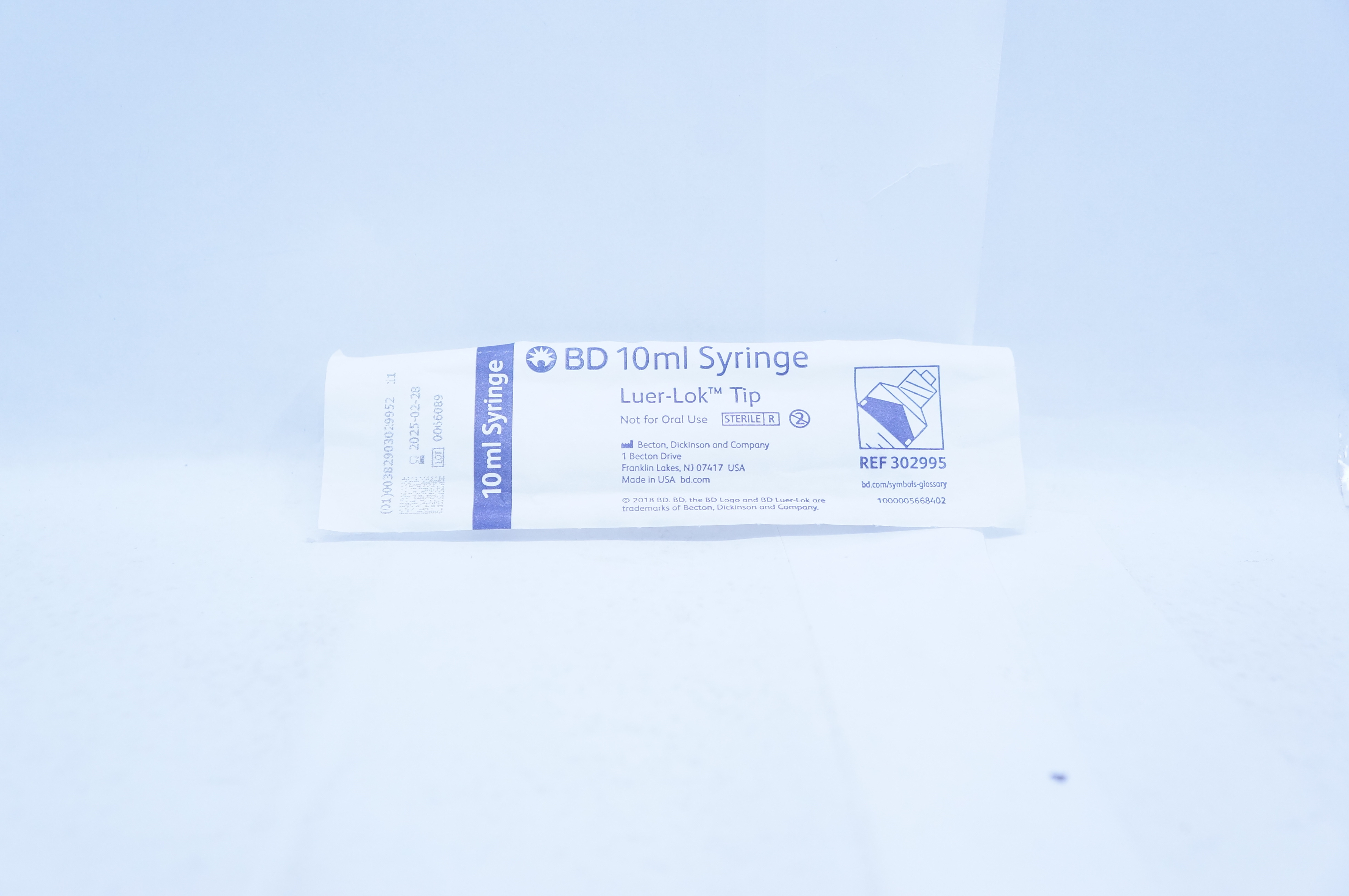 BD 302995 Luer-Lok TIp, Syringe 10ml