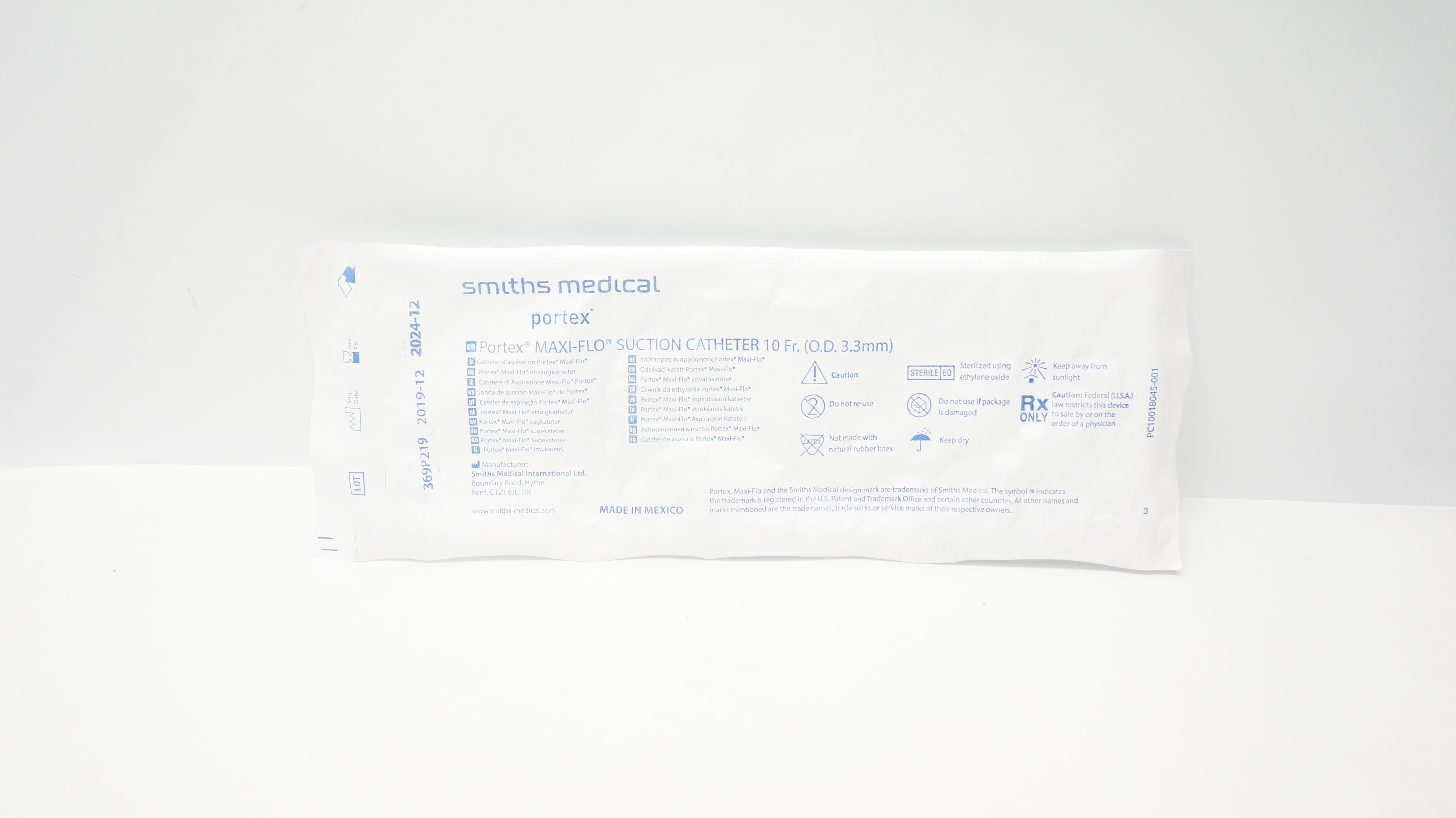 Smiths Medical Portex Maxi-Flo Suction Cath. 10Fr