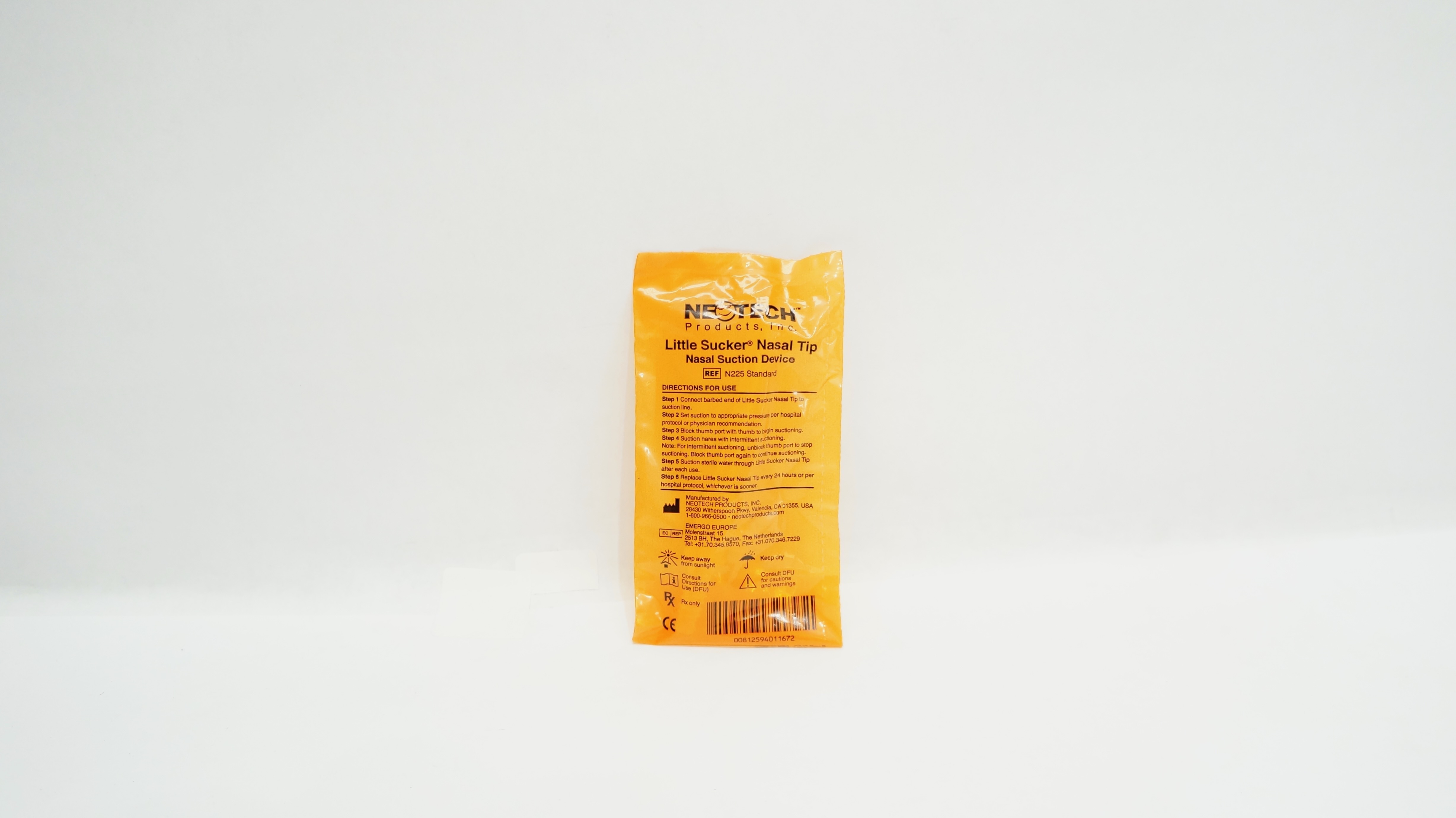 Neotech N225 Little Sucker Nasal Tip Nasal Suction Device Standard