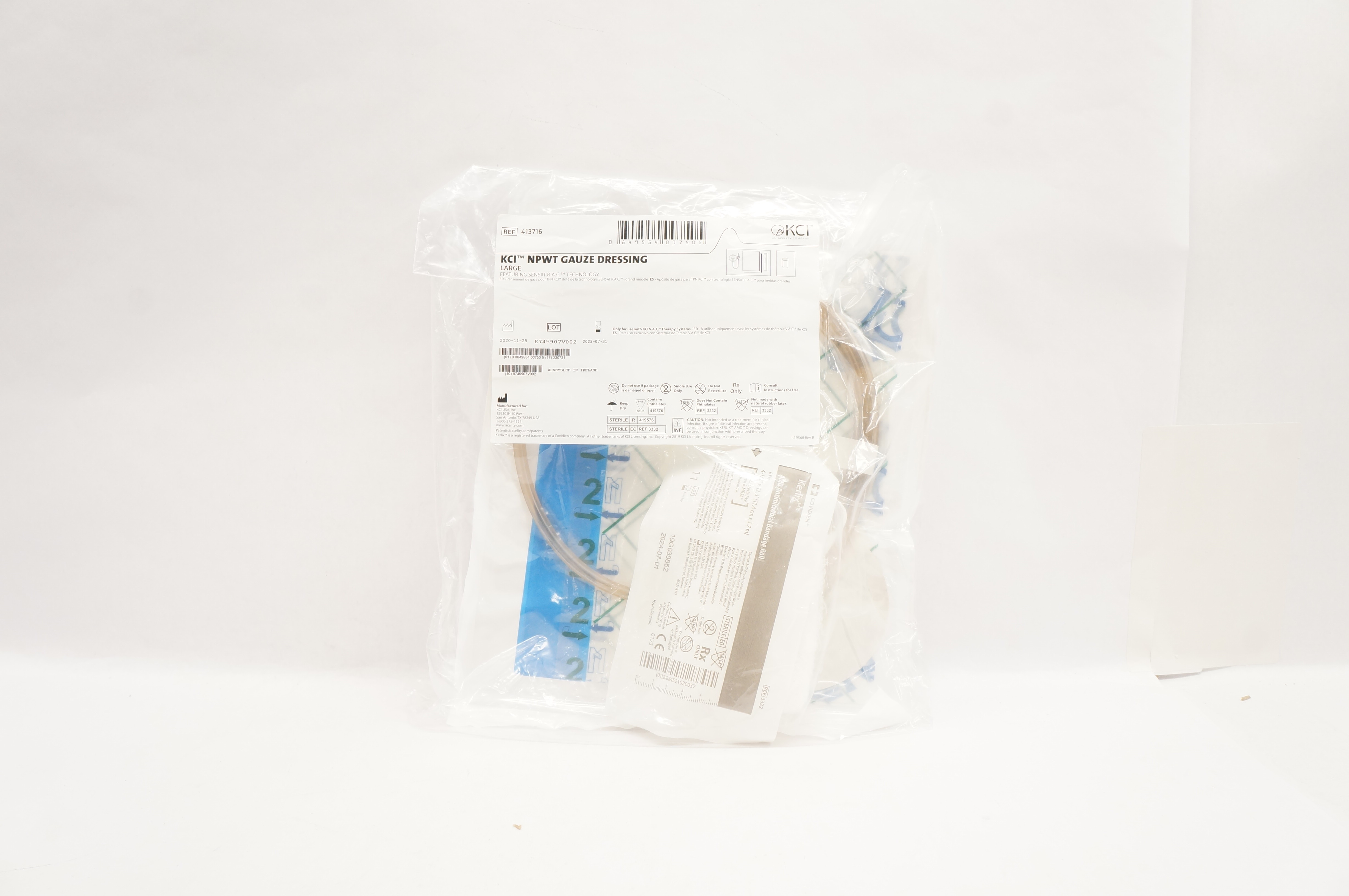 KCI 413716 NPWT Gauze Dressing, Large